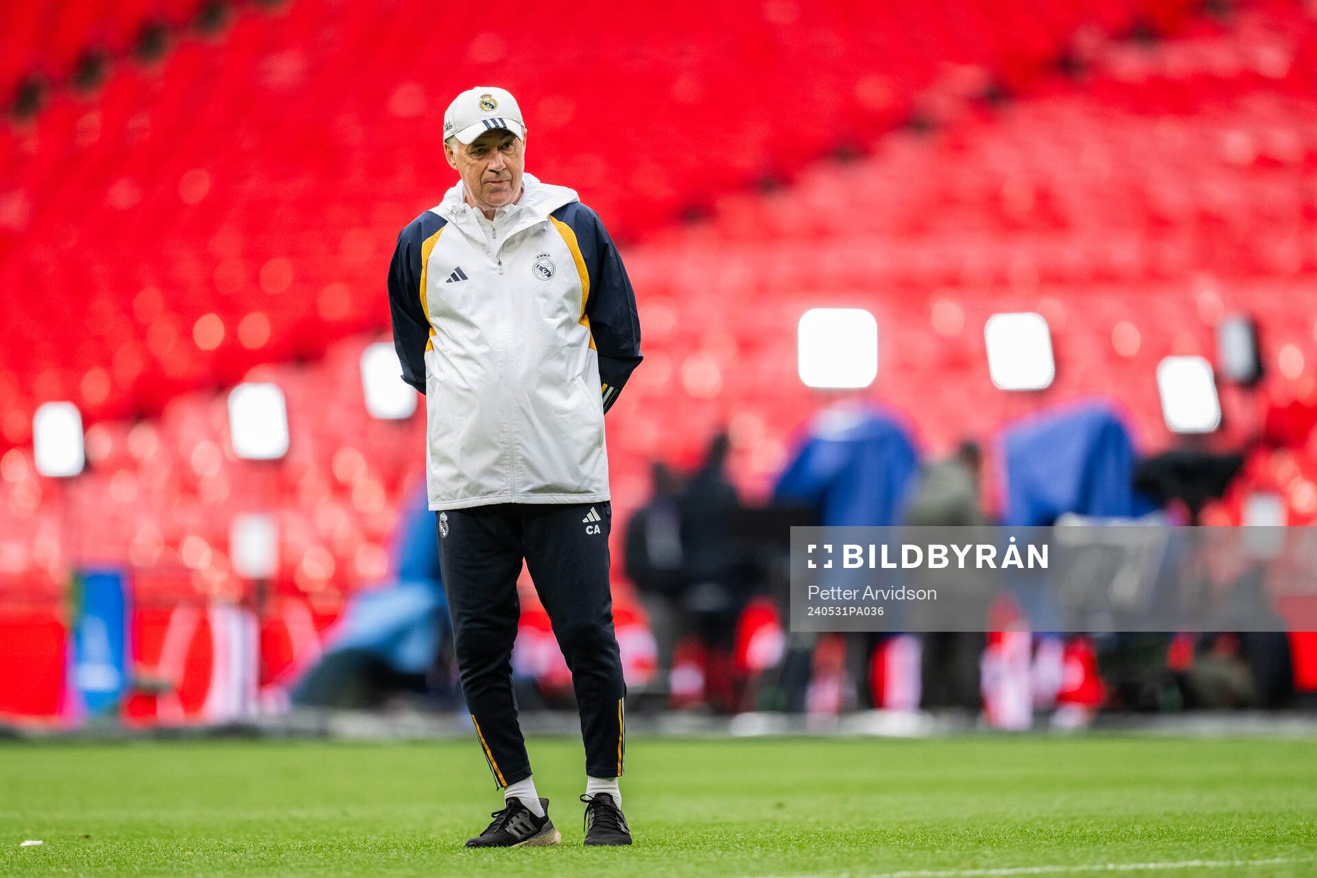 Head coach Carlo Ancelotti of Real Madrid