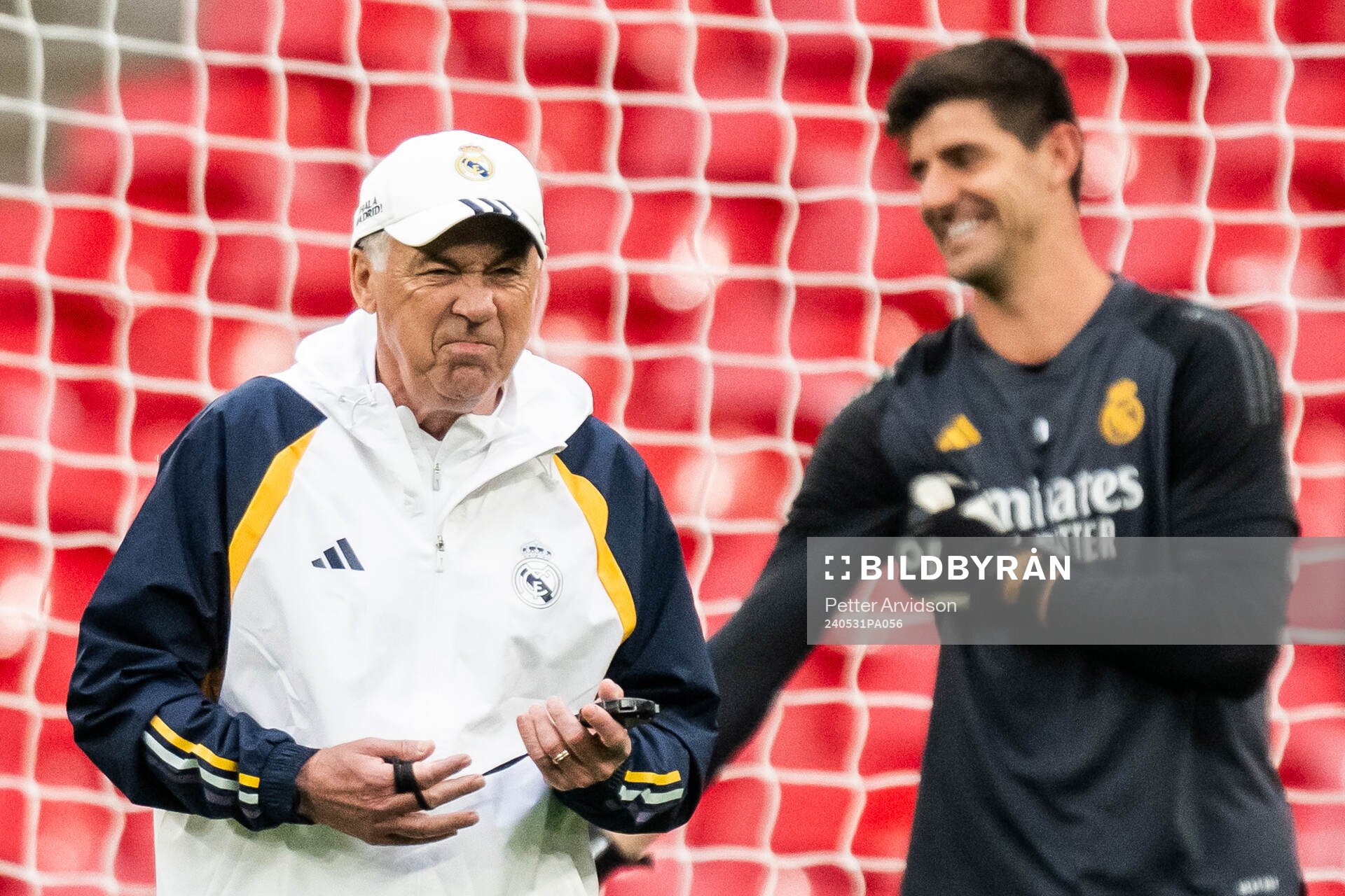 Head coach Carlo Ancelotti of Real Madrid