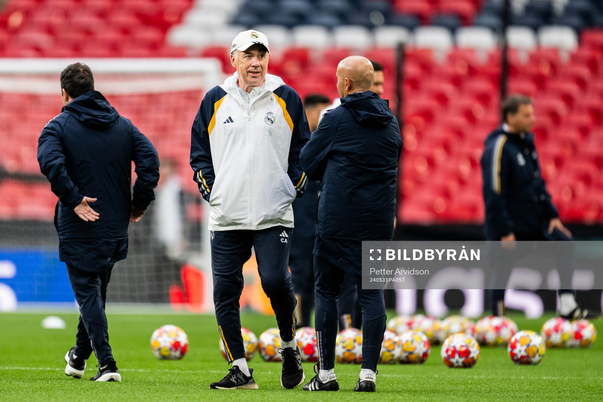 Head coach Carlo Ancelotti of Real Madrid