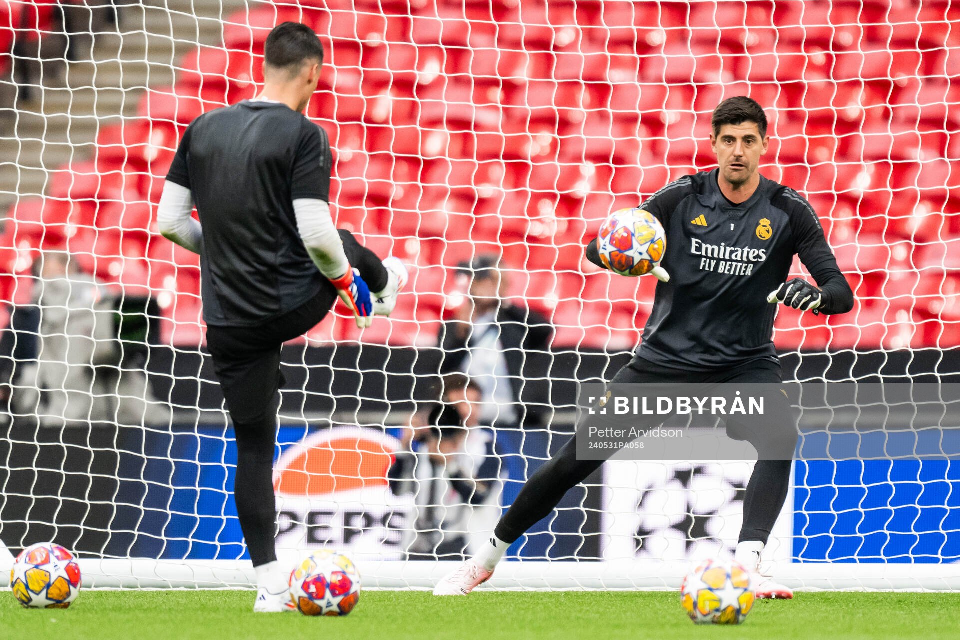Goalkeeper Thibaut Courtois of Real Madrid