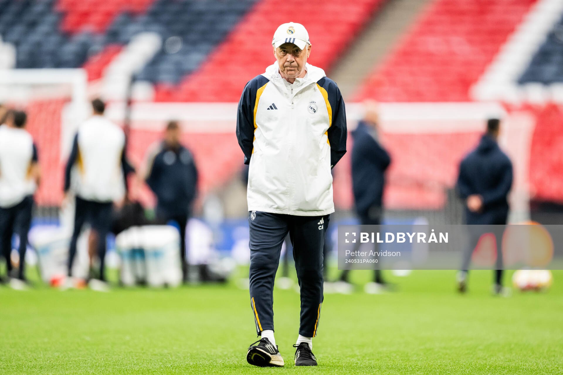 Head coach Carlo Ancelotti of Real Madrid