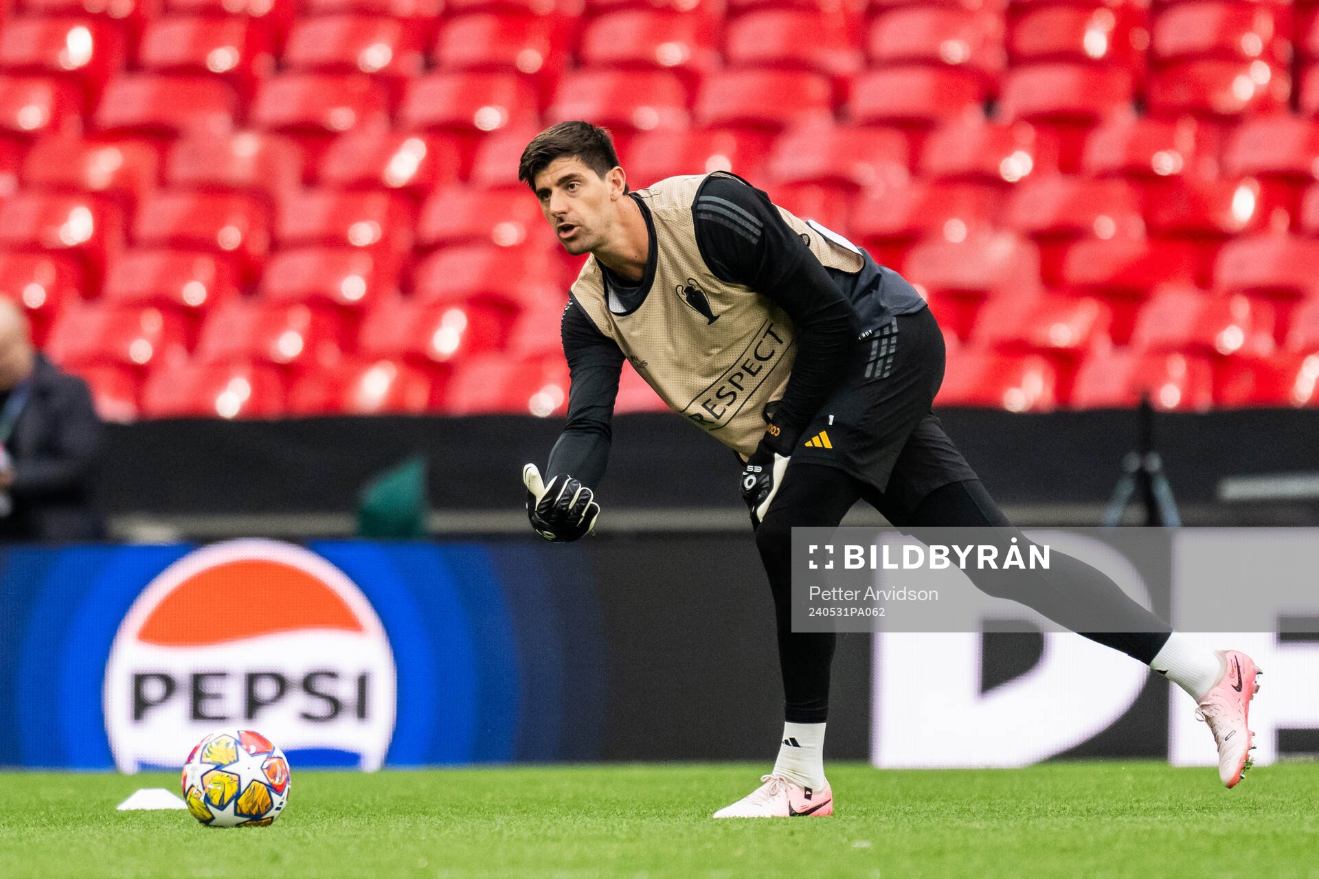 Goalkeeper Thibaut Courtois of Real Madrid