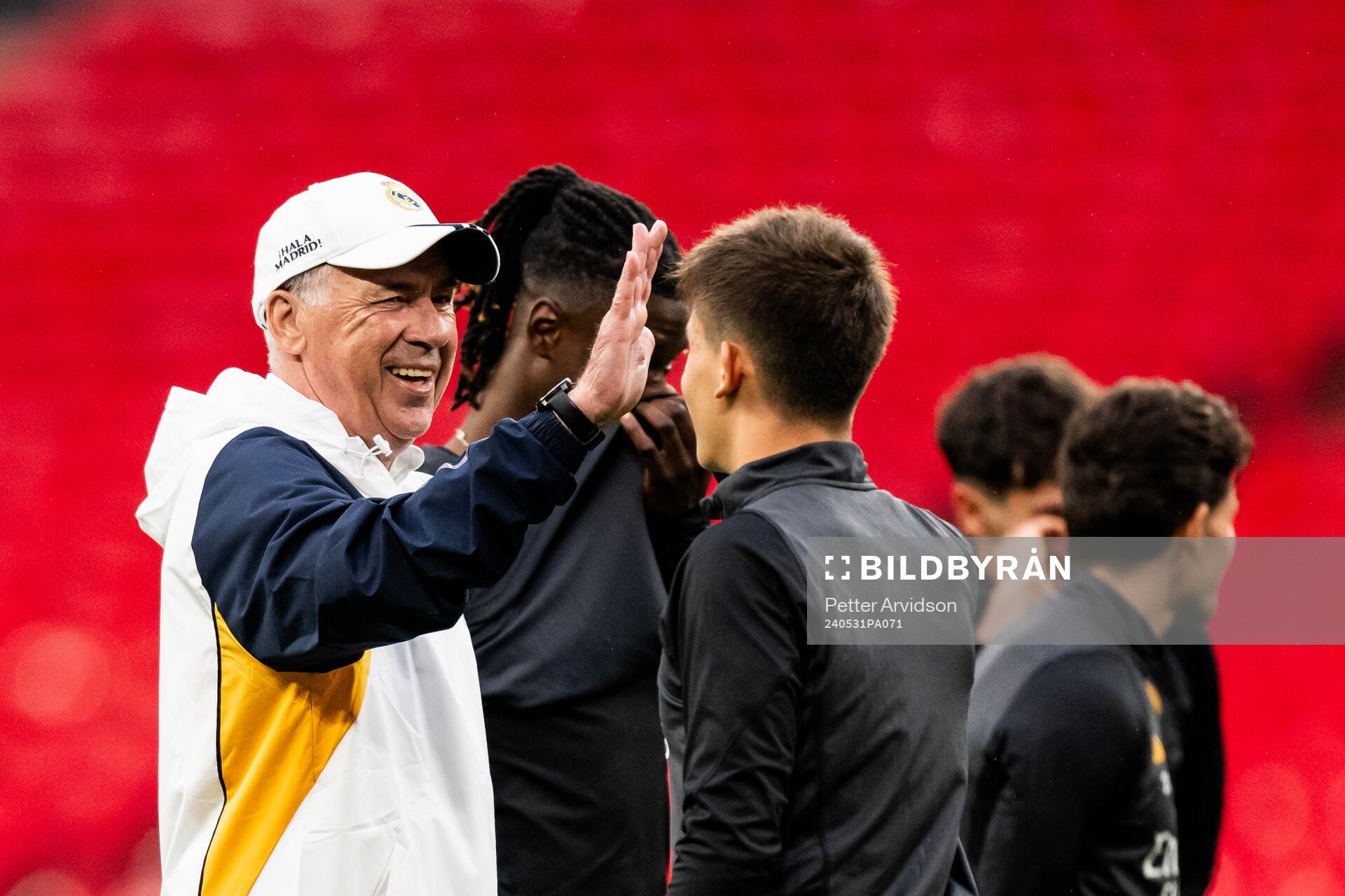 Head coach Carlo Ancelotti of Real Madrid