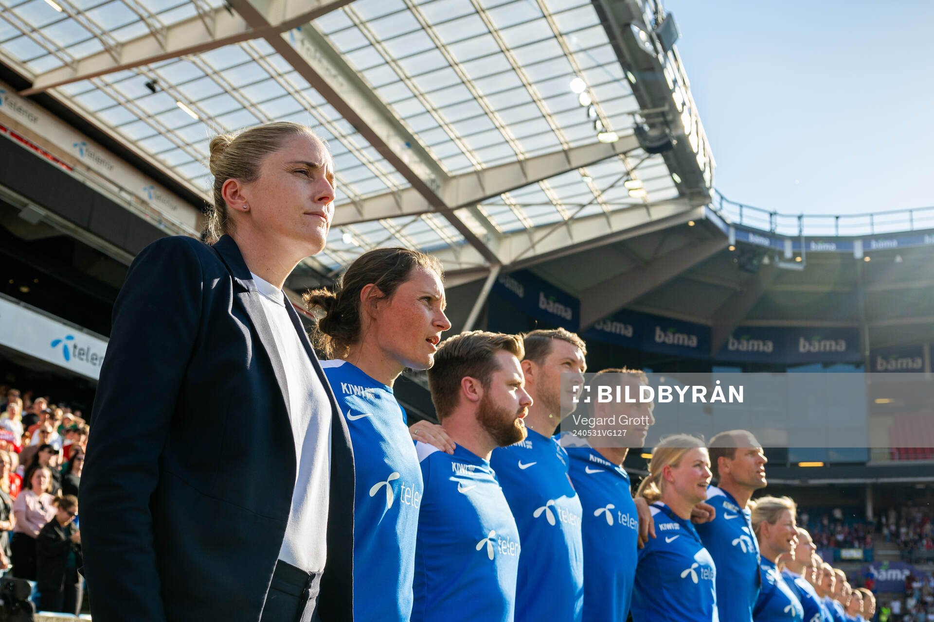 Gemma Grainger, head coach of Norway, Ingvild Stensland,