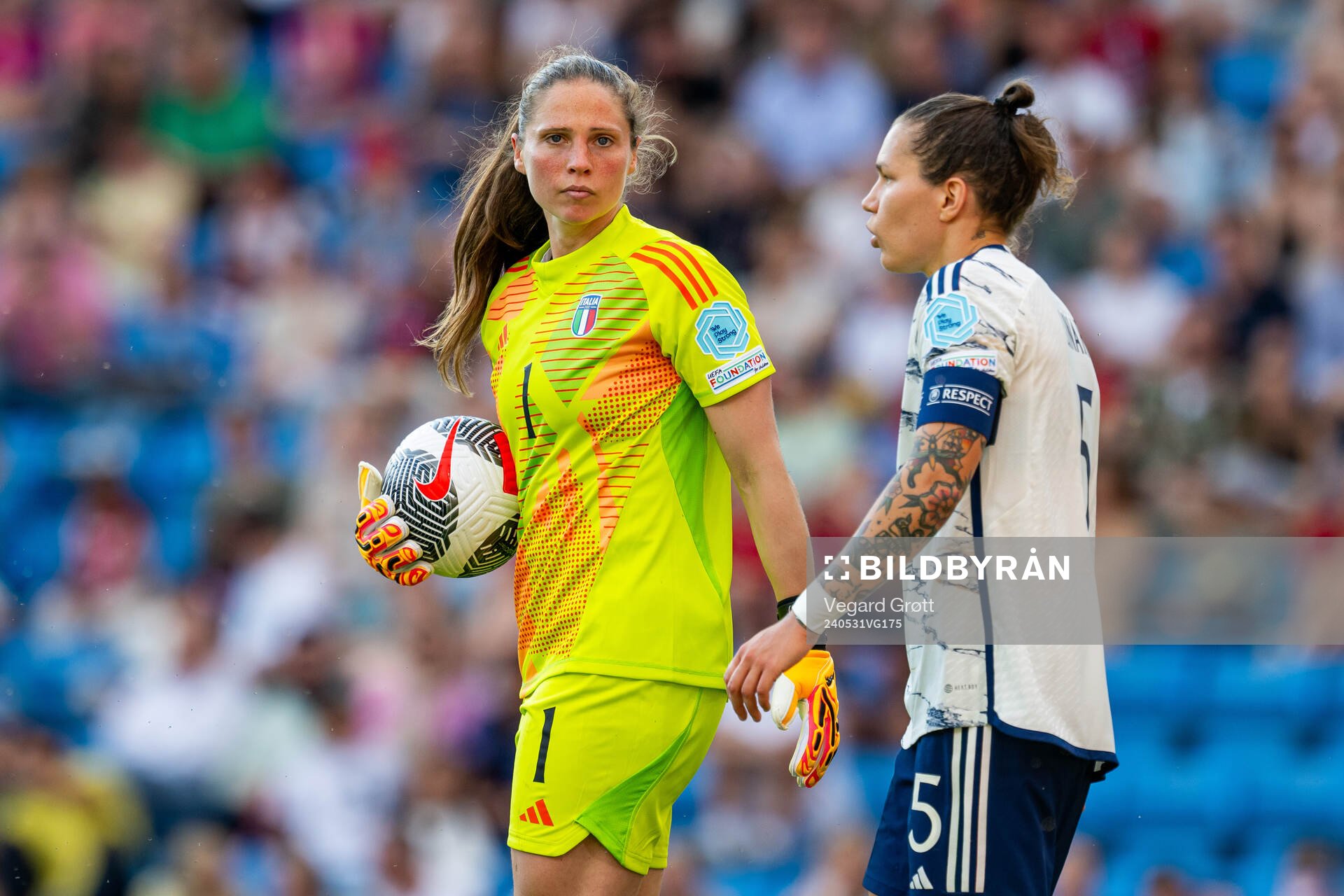 Goalkeeper Laura Giuliani of Italy