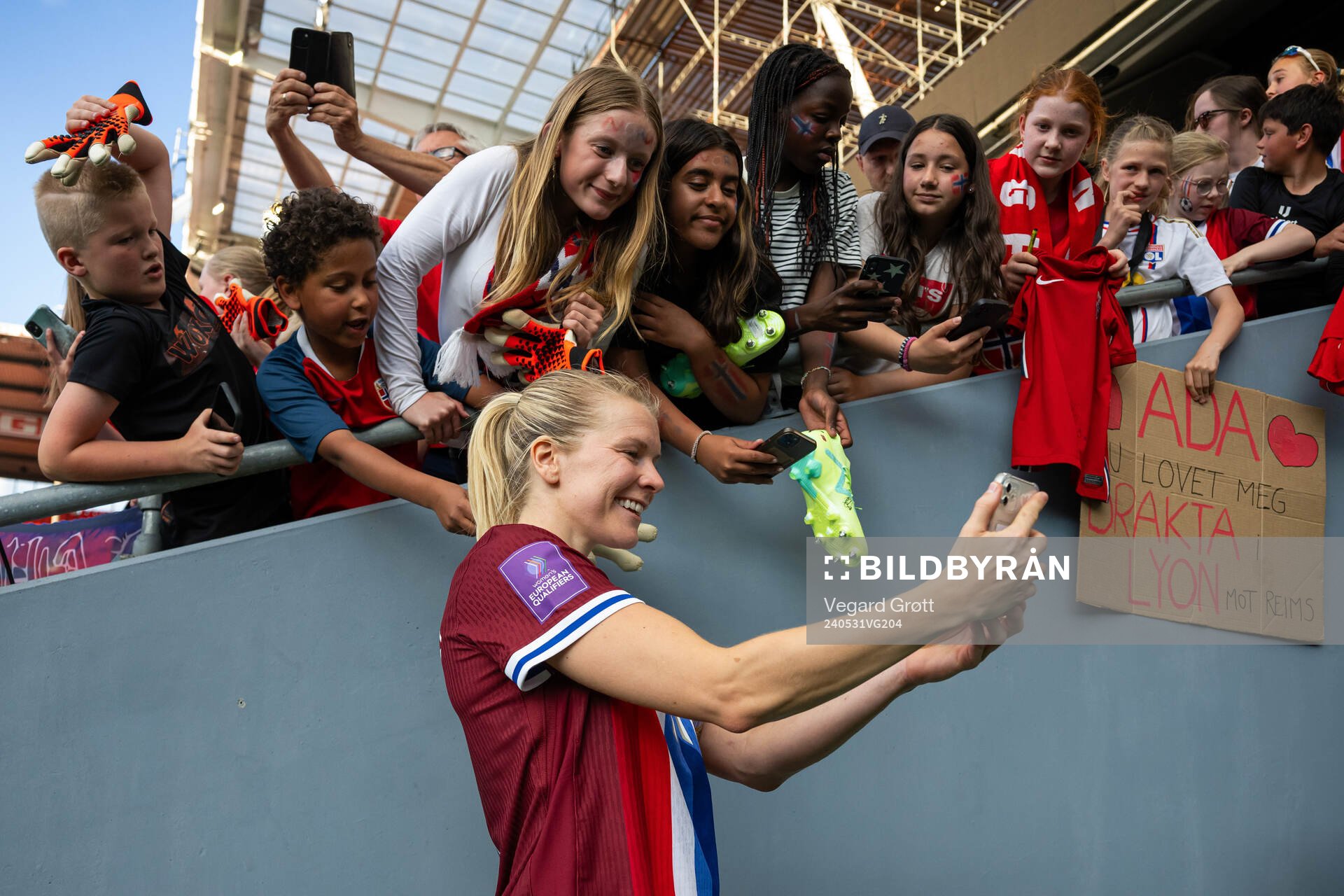 Ada Hegerberg of Norway after the UEFA Women's Euro Qualifier football match between Norway and Italy on May 31, 2024 in Oslo. 