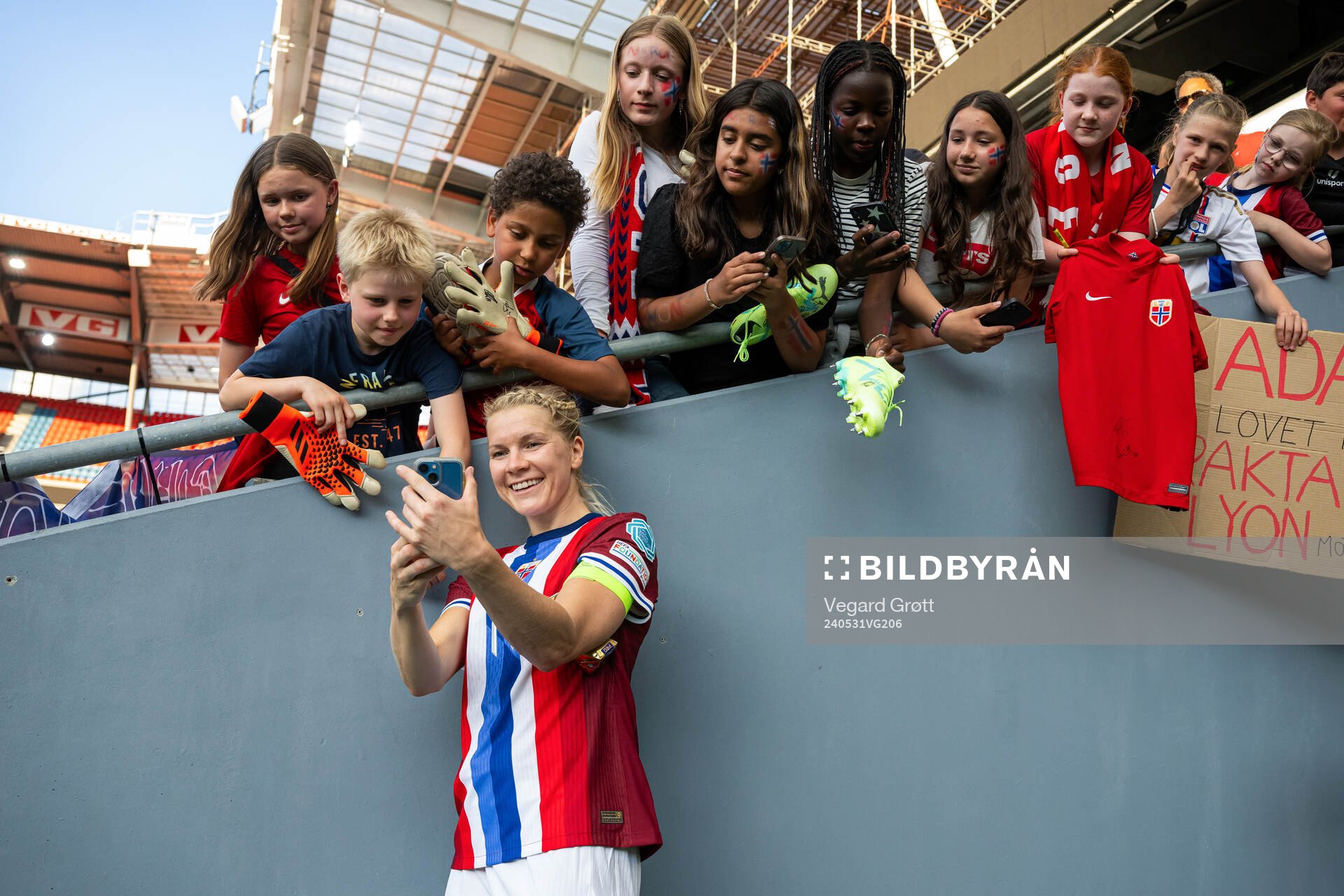 Ada Hegerberg of Norway after the UEFA Women's Euro Qualifier football match between Norway and Italy on May 31, 2024 in Oslo. 