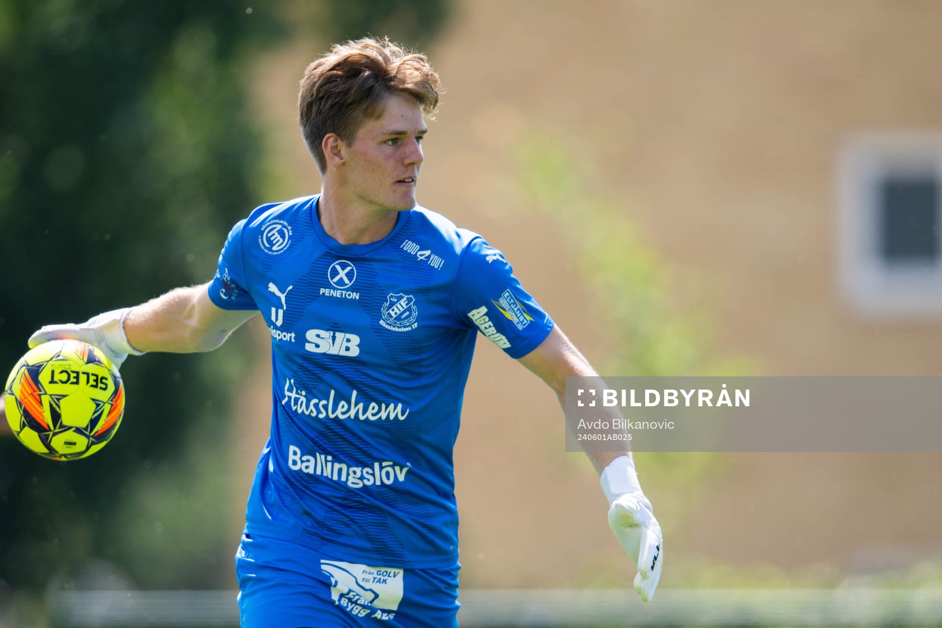 IFK Hässleholms målvakt Liam Bengtsson