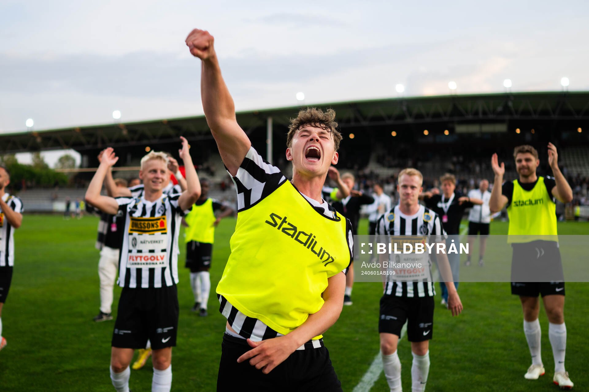 Landskronas Max Nilsson jublar