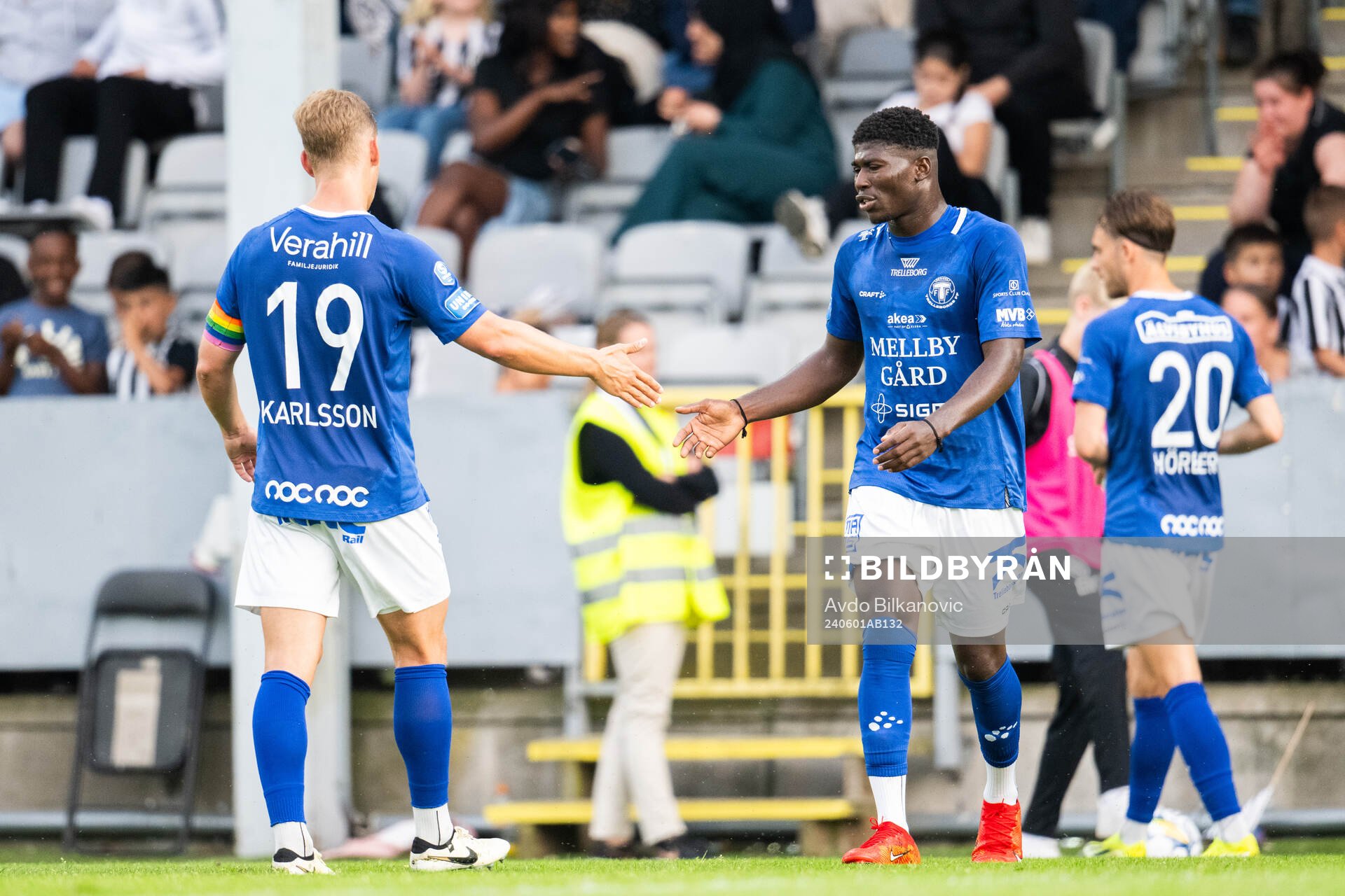 Trelleborgs Tobias Karlsson och Abel Ogwuche