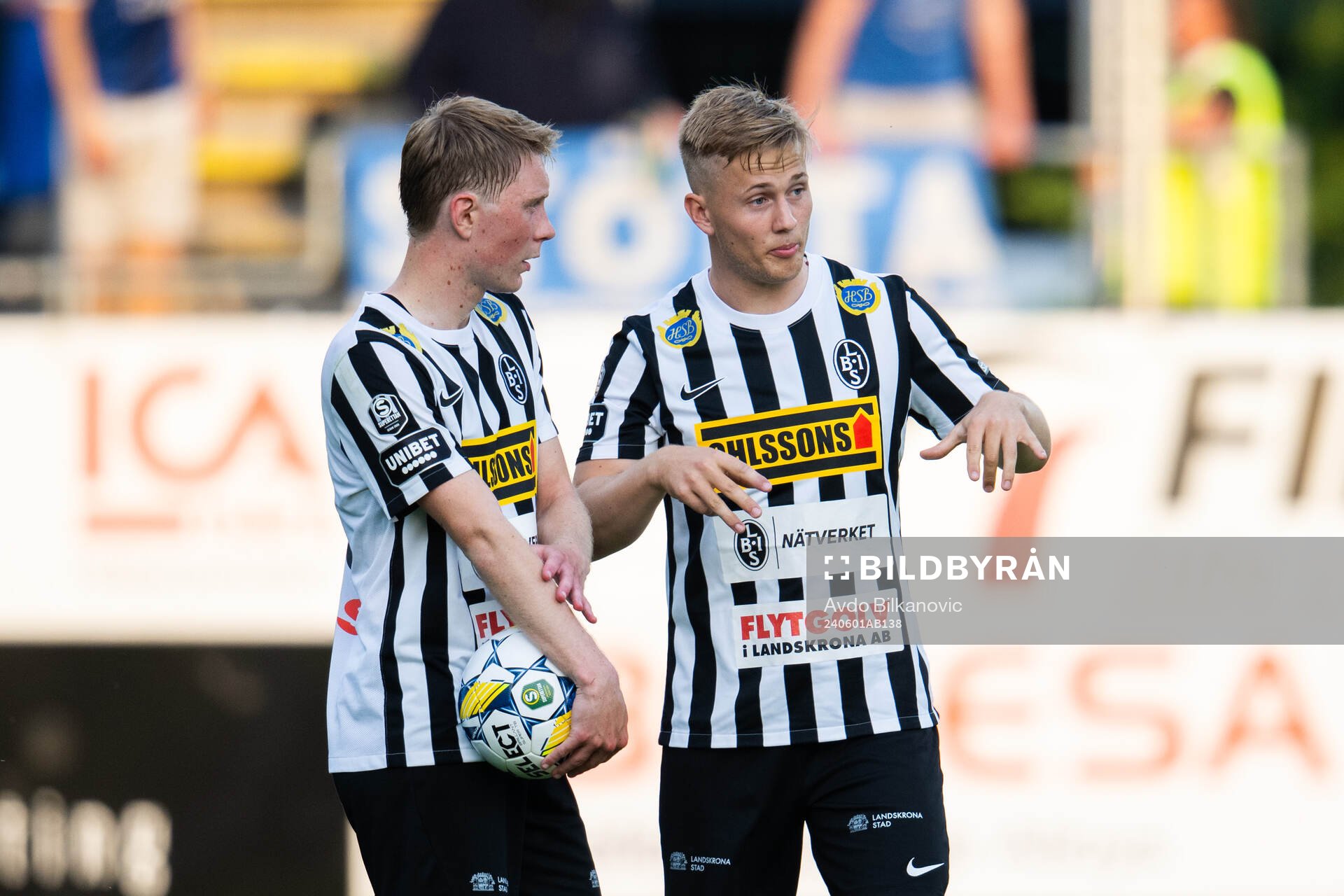 Landskronas Adam Egnell och Jesper Strid
