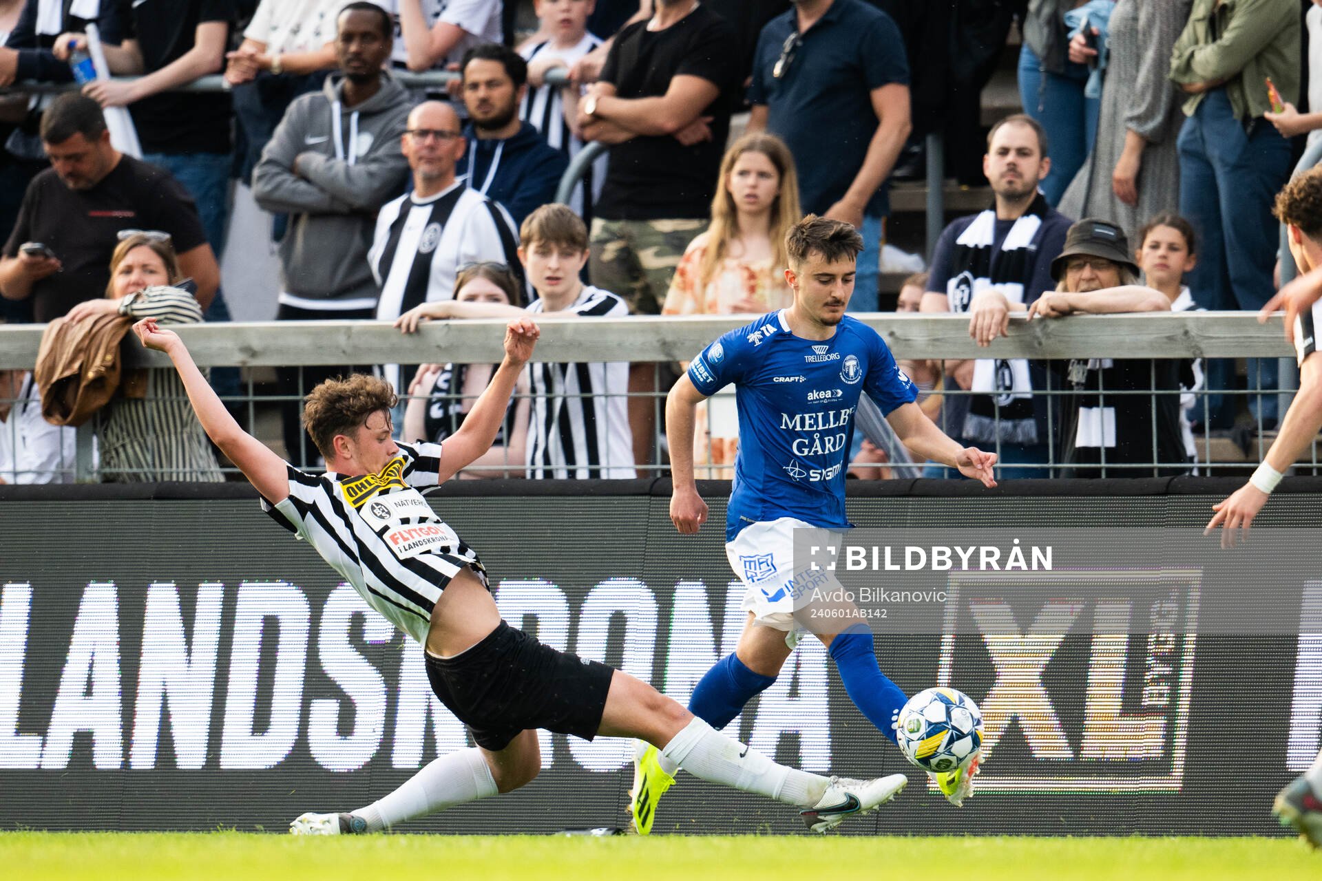 Landskronas Max Nilsson och Trelleborgs Armin Culum