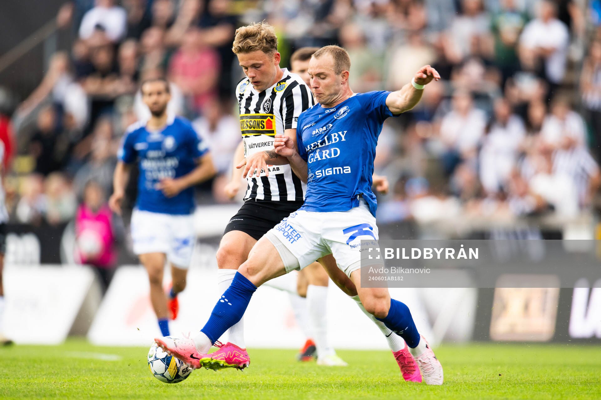 Landskronas Frederik Ihler och Trelleborgs Pierre Dahlin