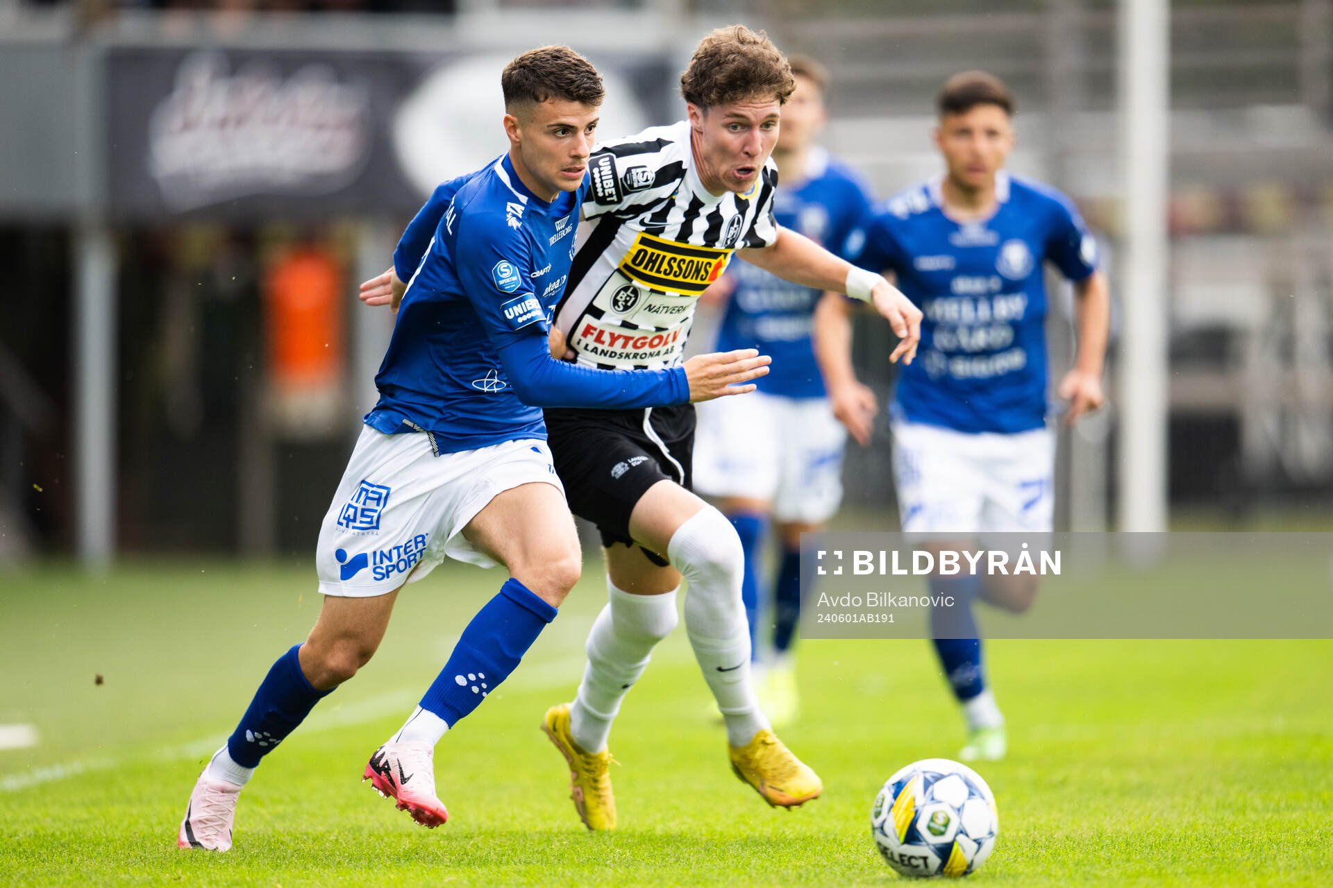 Landskronas Samuel Burakowsky och Trelleborgs Eren Alievski