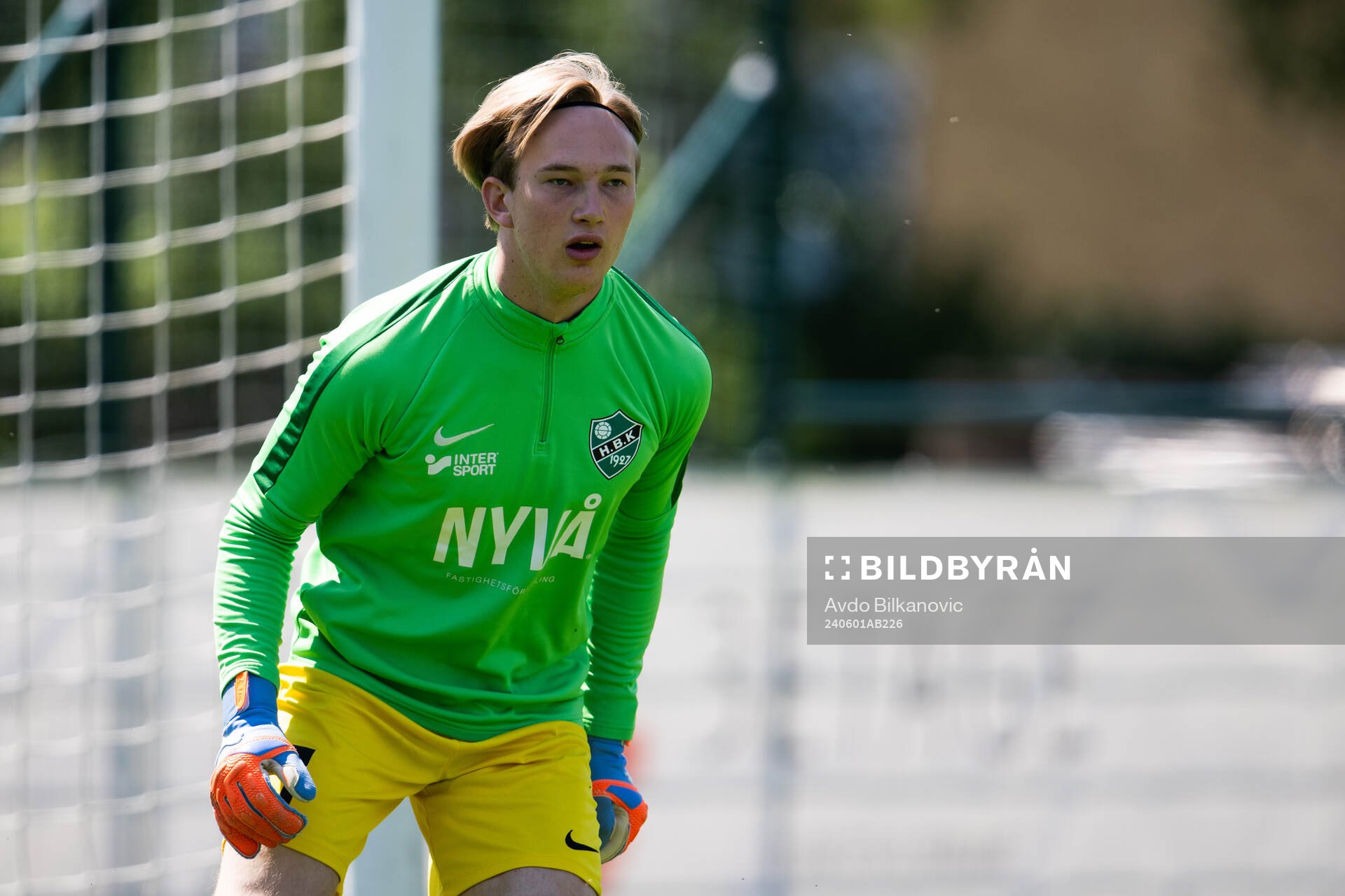 Högaborgs målvakt Cristian Haskel