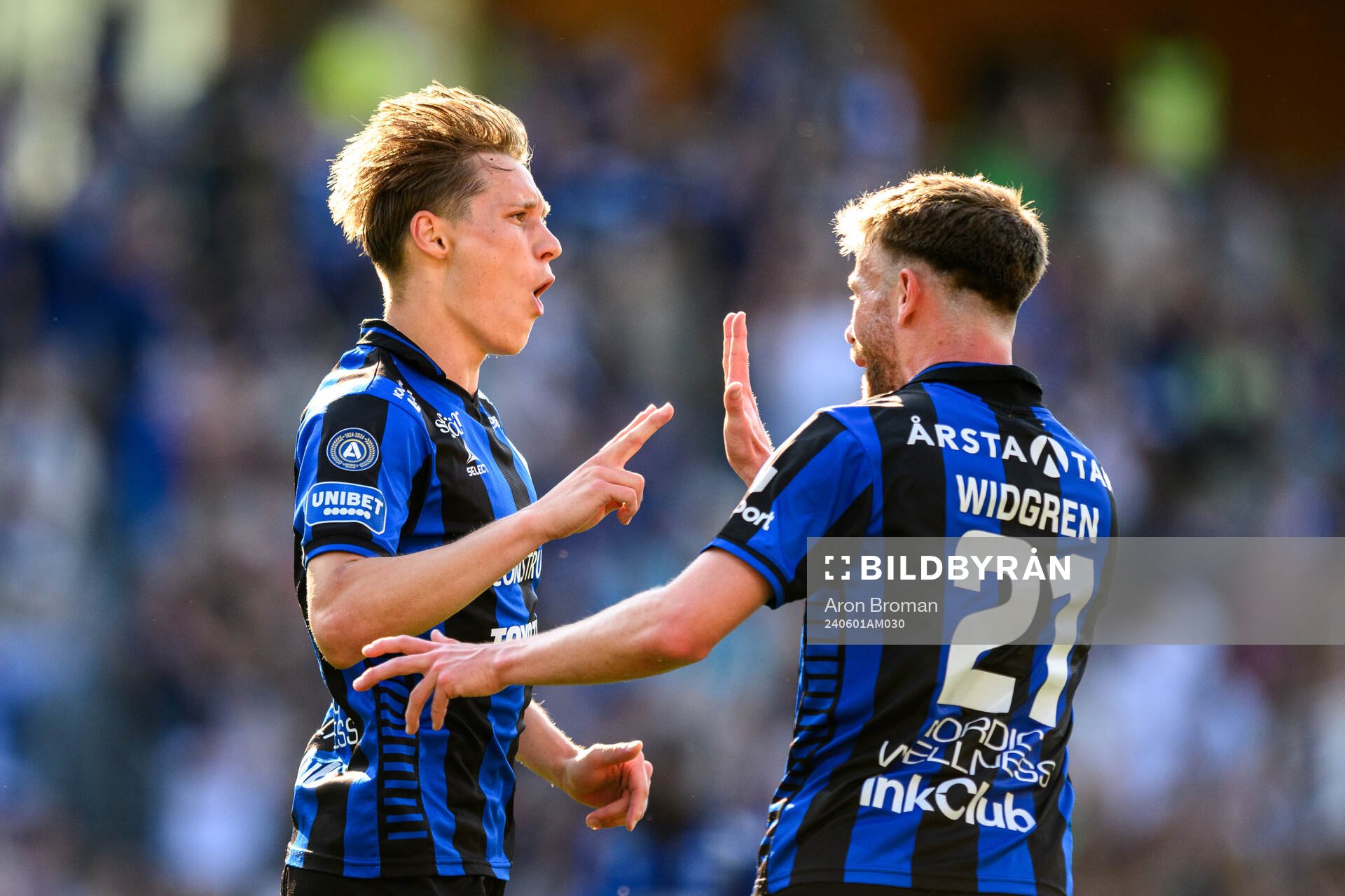 Sirius Marcus Lindberg jublar med Sirius Dennis Widgren