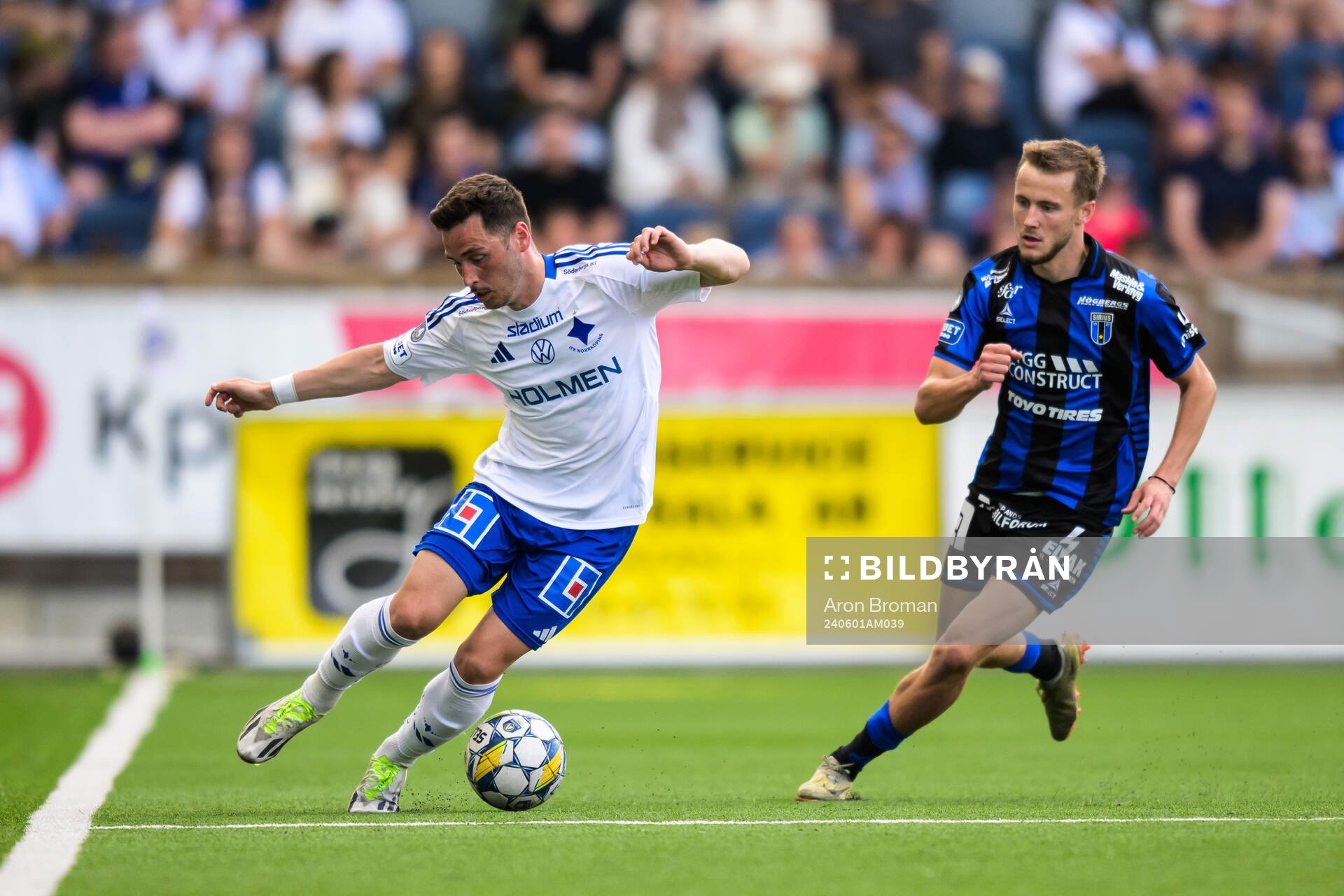 IFK Norrköpings Vito Hammershöy-Mistrati och Sirius