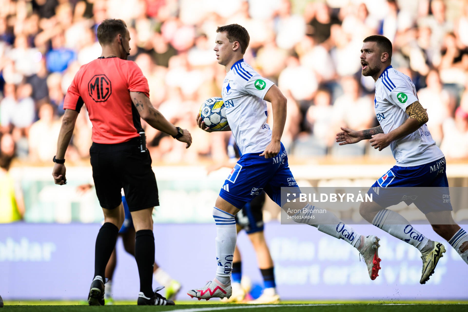 IFK Norrköpings Ture Sandberg jublar