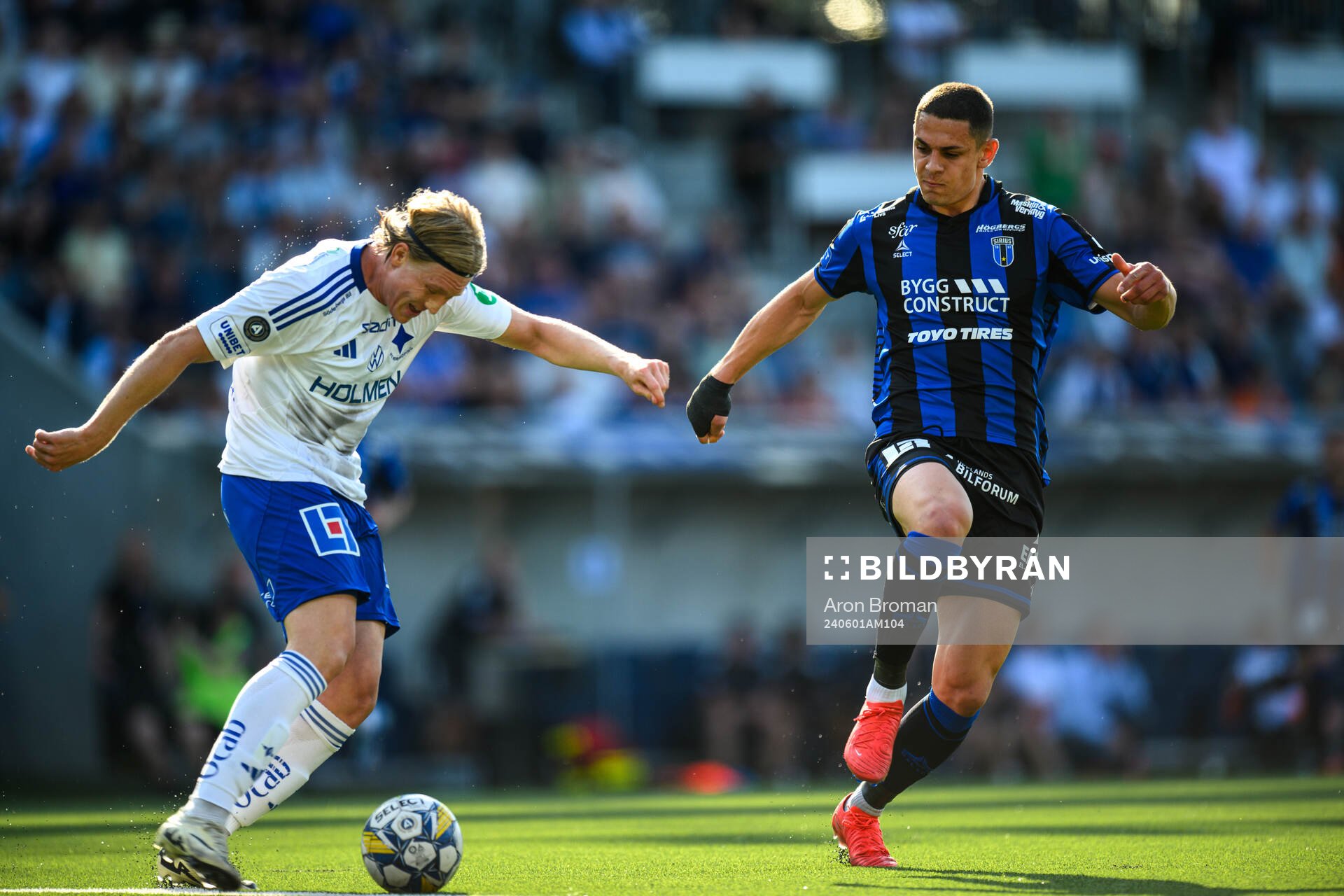 IFK Norrköpings Daniel Fritz Eid och Sirius Yousef Salech