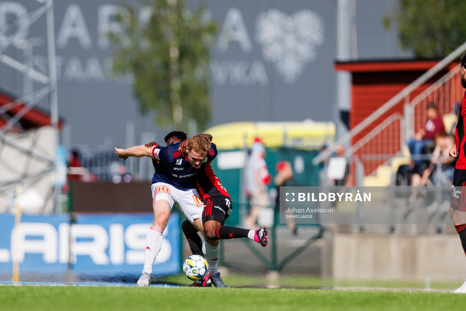 Sandvikens IFs James Joseph Kirby  i kamp em Östersunds