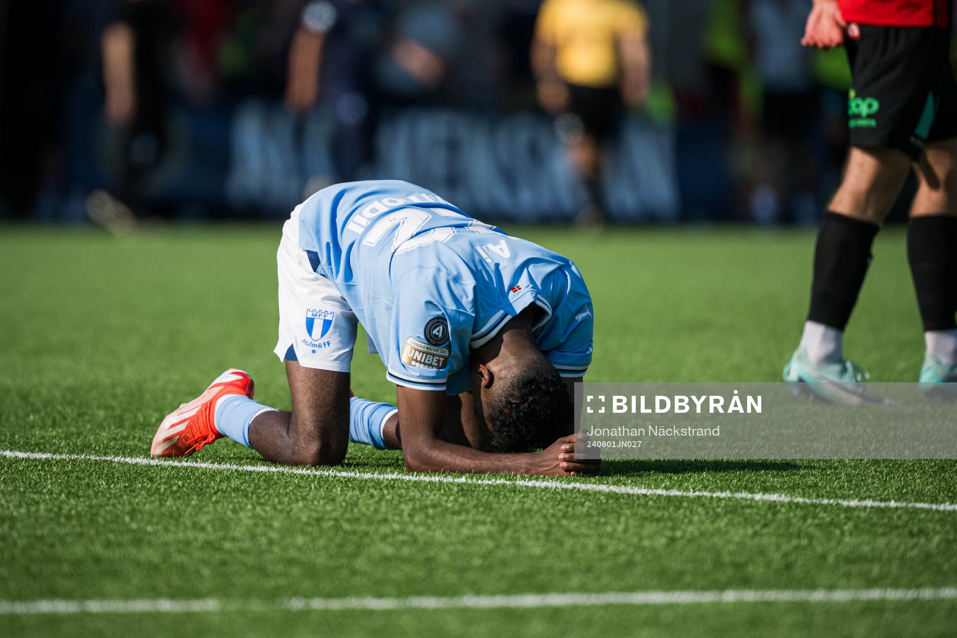 Malmö FFs Taha Ali deppar