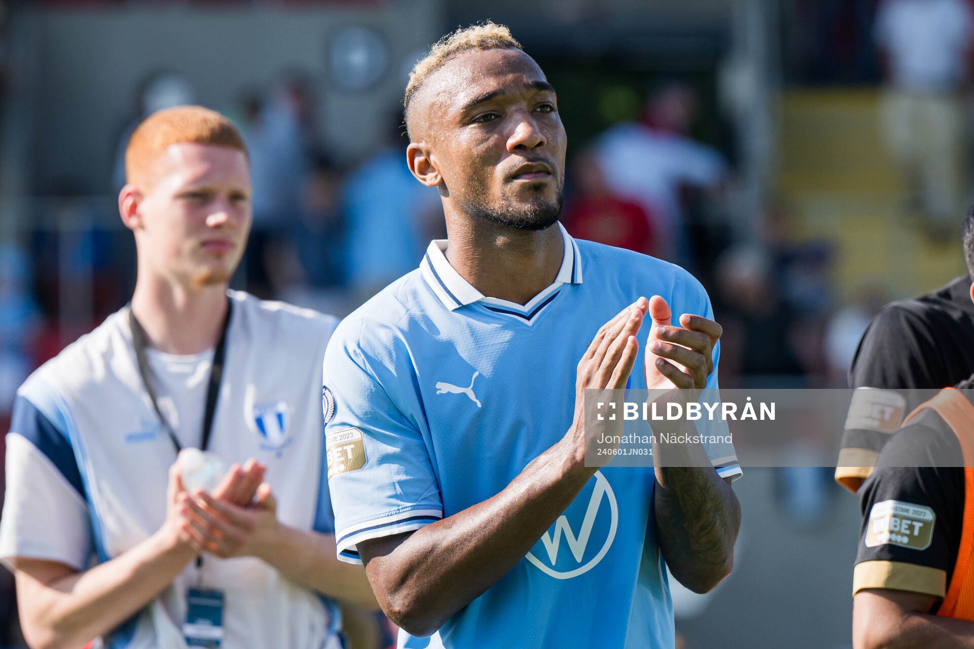 Malmö FFs Derek Cornelius deppar