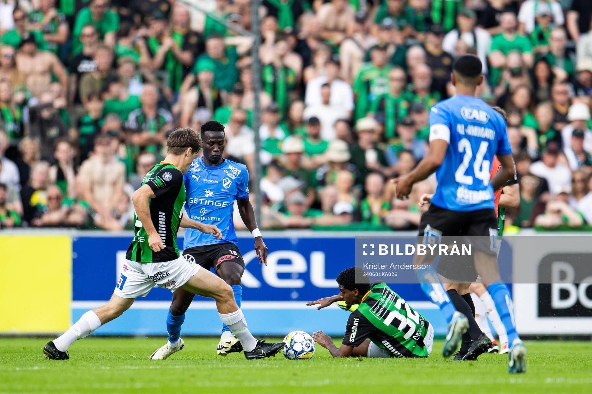 Halmstads Naeem Mohammed, GAIS Axel Henriksson och Harun