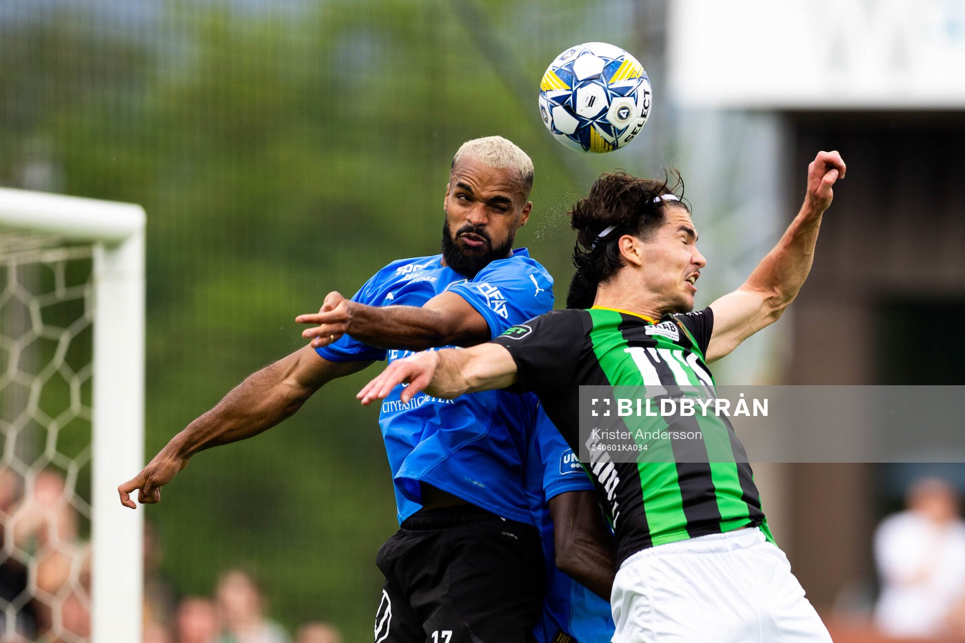 Halmstads Phil Ofosu-Ayeh och GAIS William Milovanovic
