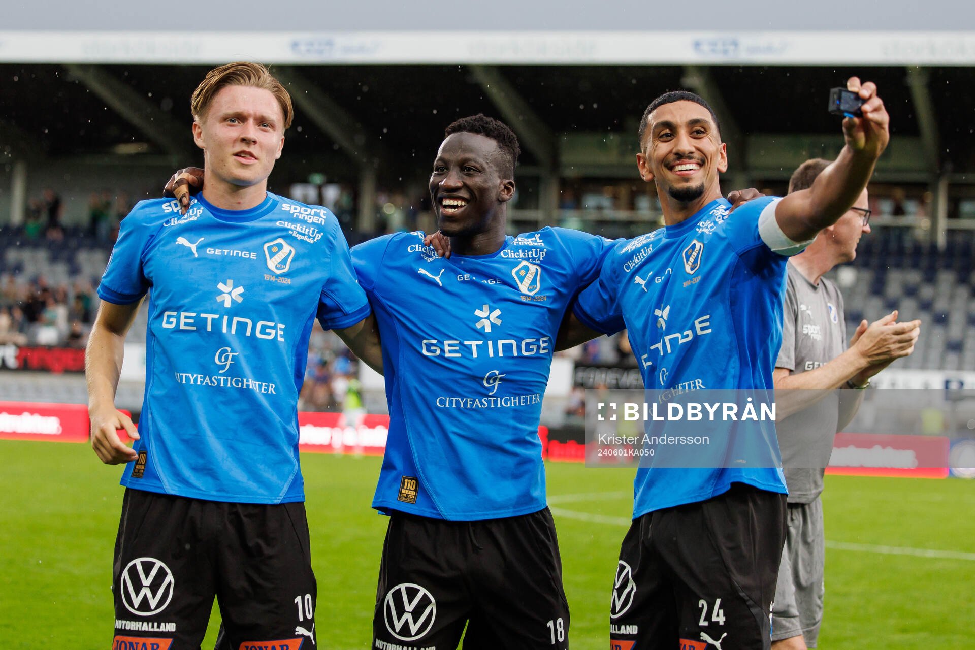 Halmstads Albin Ahlstrand, Naeem Mohammed och Amir