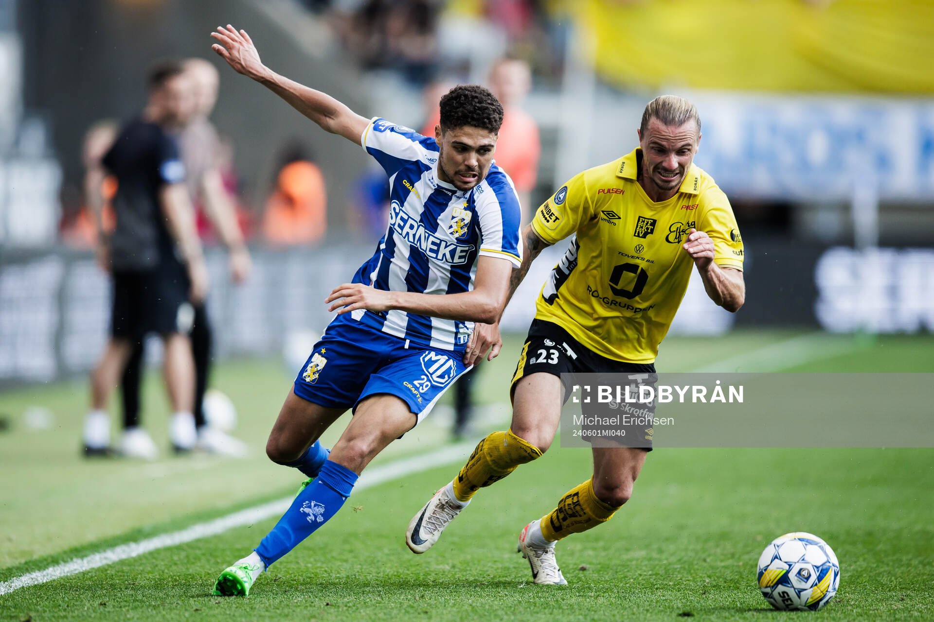 IFK Göteborgs Thomas Santos och Elfsborgs Niklas Hult