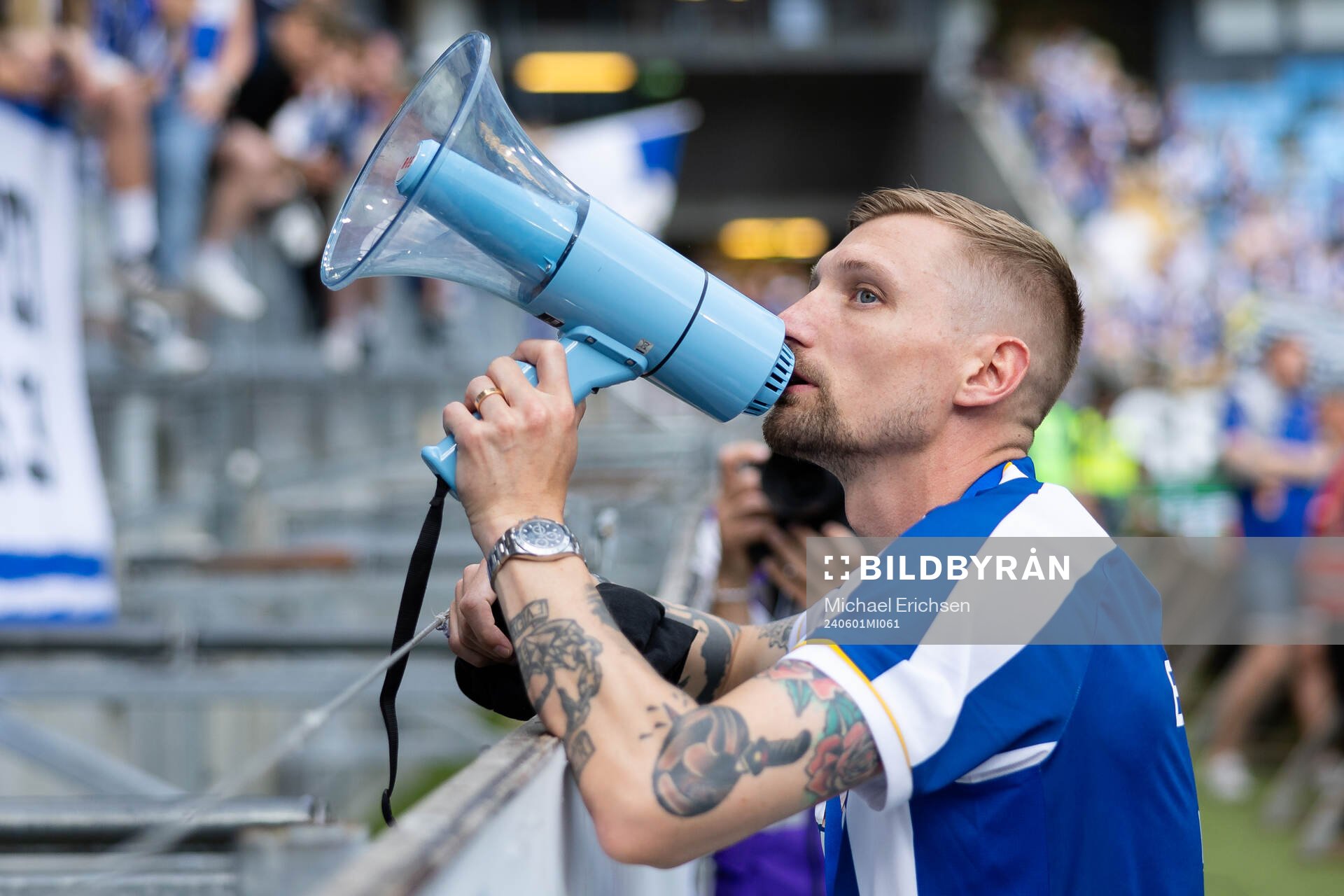 IFK Göteborgs Sebastian Eriksson hyllas av och tackar