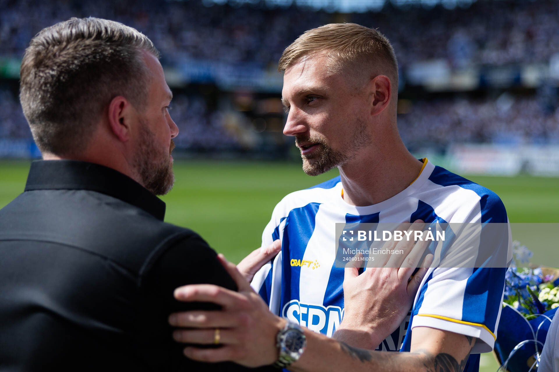 Elfsborgs manager Jimmy Thelin och IFK Göteborgs Sebastian