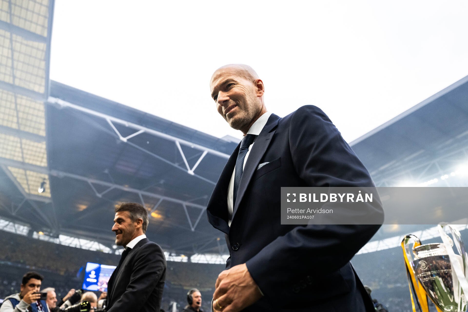 Former player Zinedine Zidane