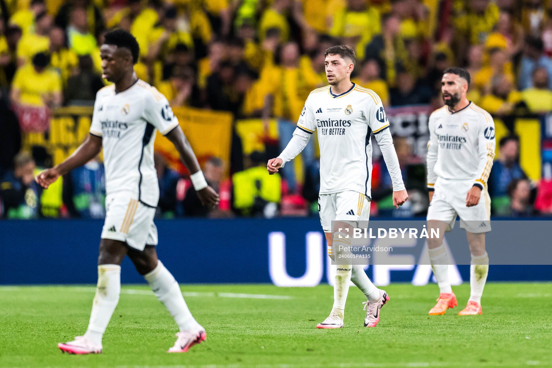 Federico Valverde of Real Madrid looks dejected