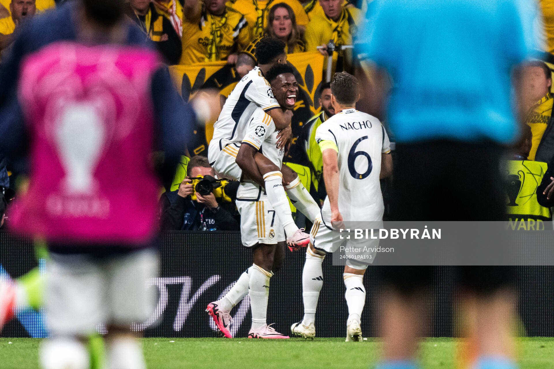 Vinicius Junior of Real Madrid celebrates