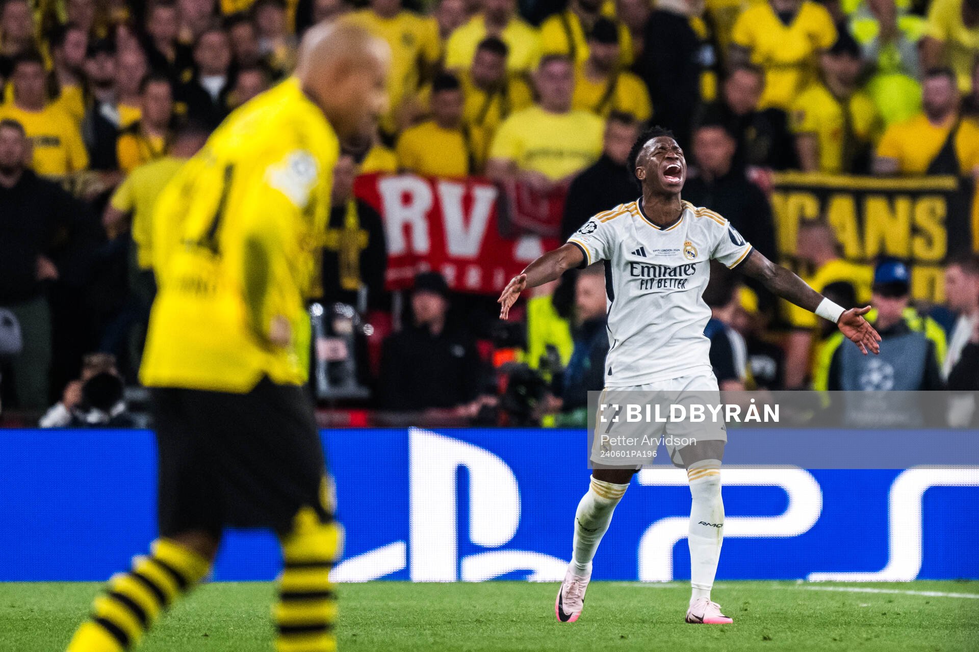 Vinicius Junior of Real Madrid celebrates