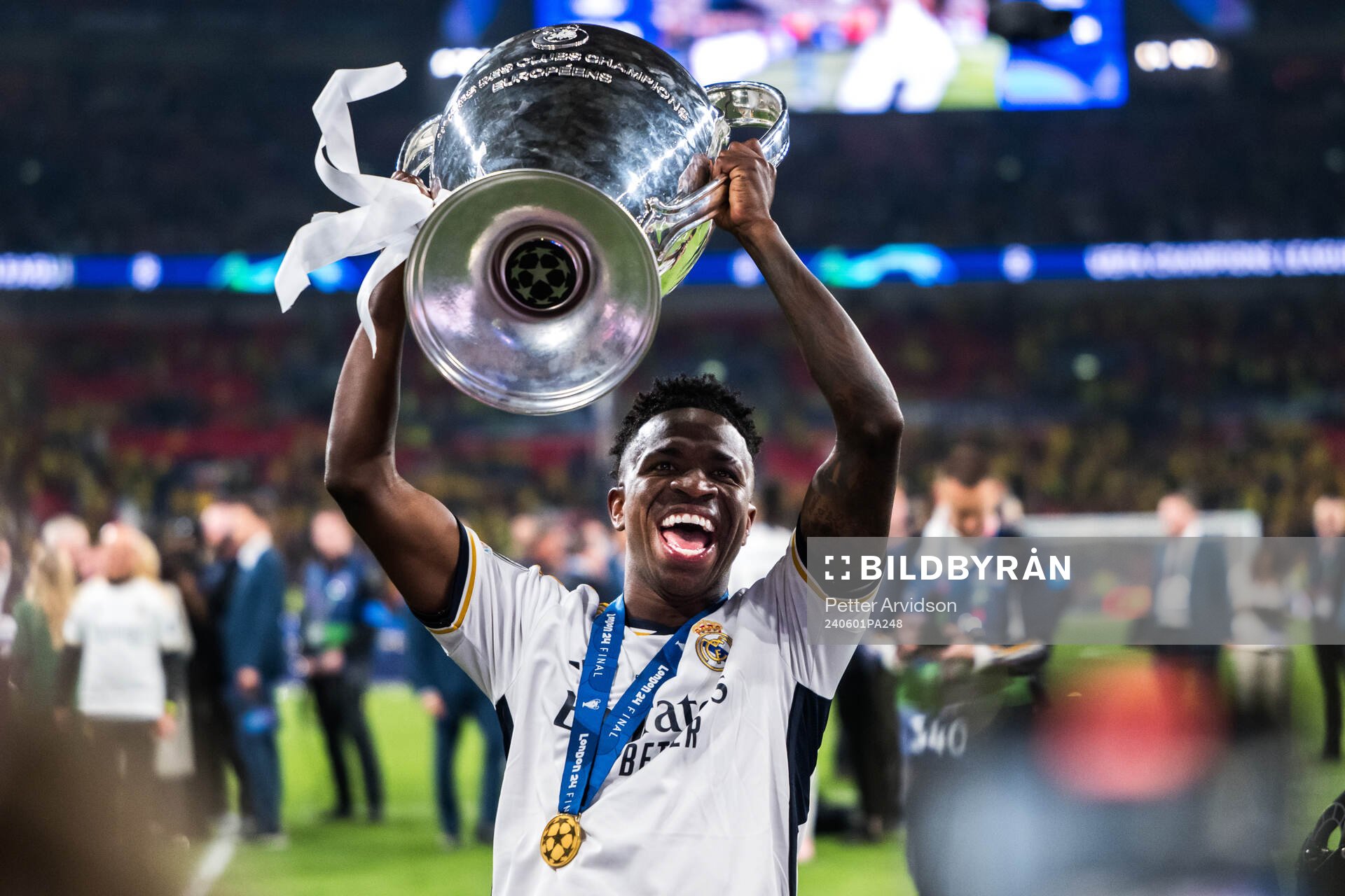 Vinicius Junior of Real Madrid celebrates