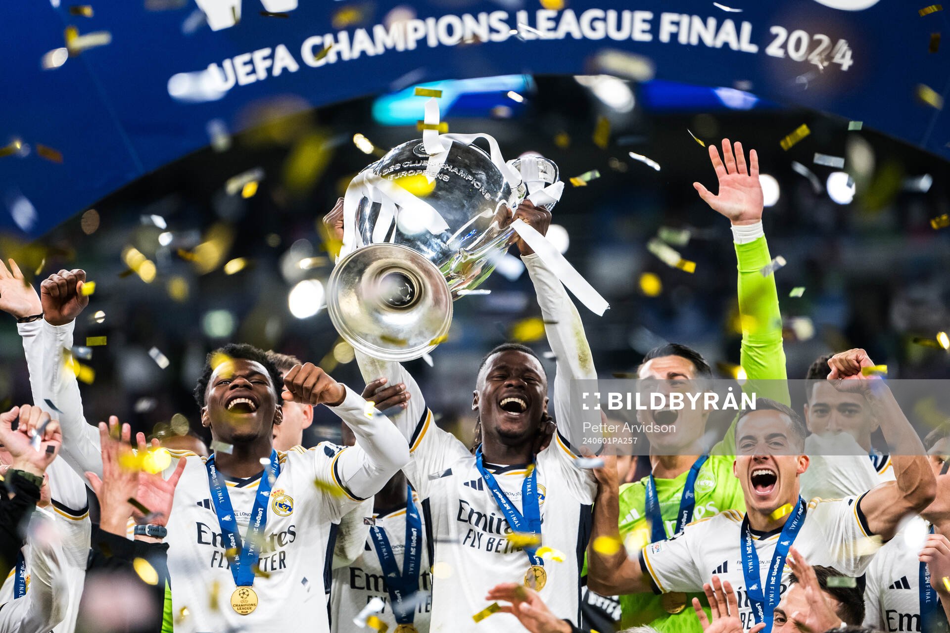 Aurelien Tchouameni, Eduardo Camavinga, and Lucas Vazquez