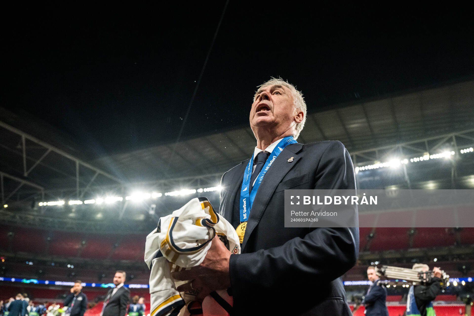 Head coach Carlo Ancelotti of Real Madrid