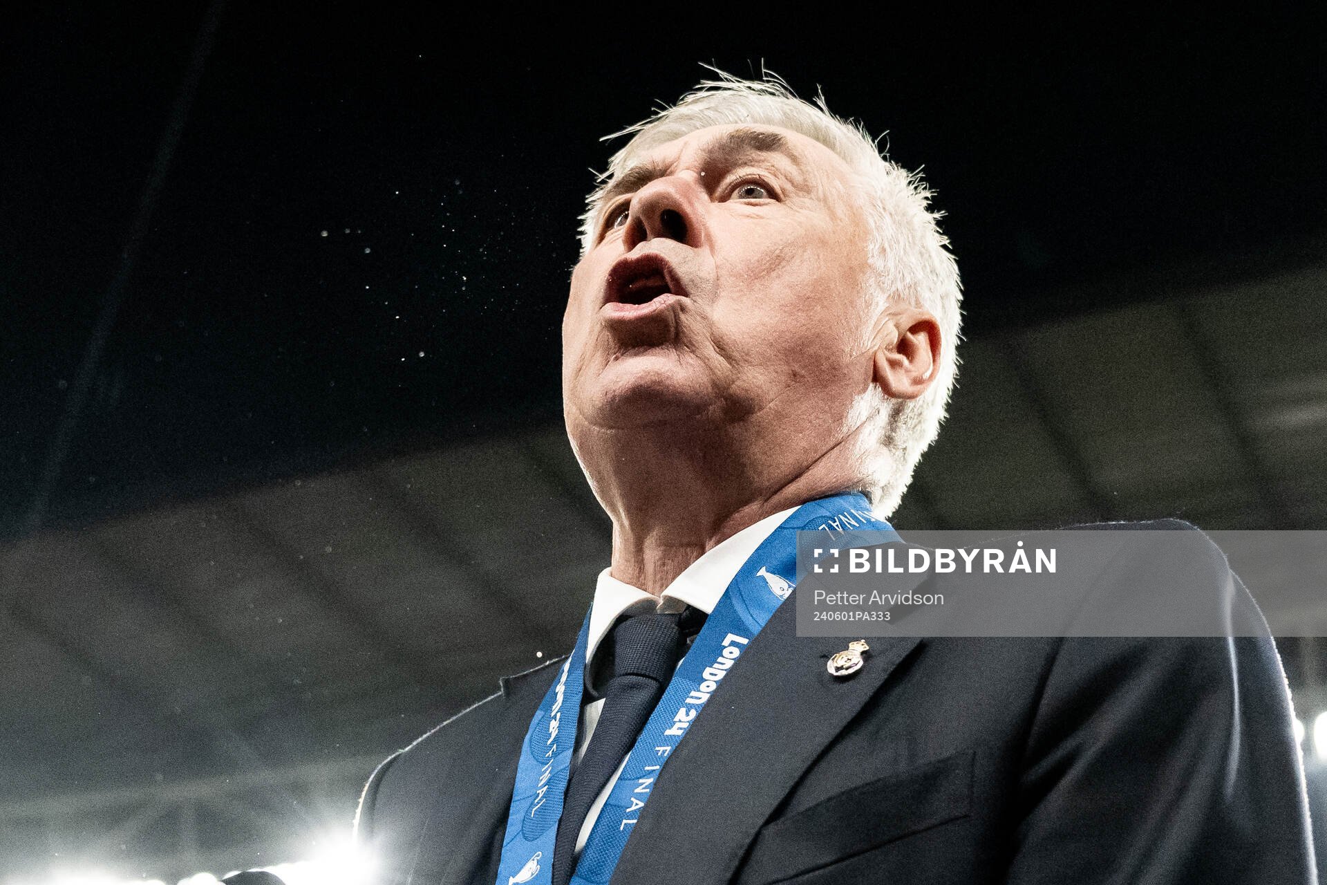 Head coach Carlo Ancelotti of Real Madrid