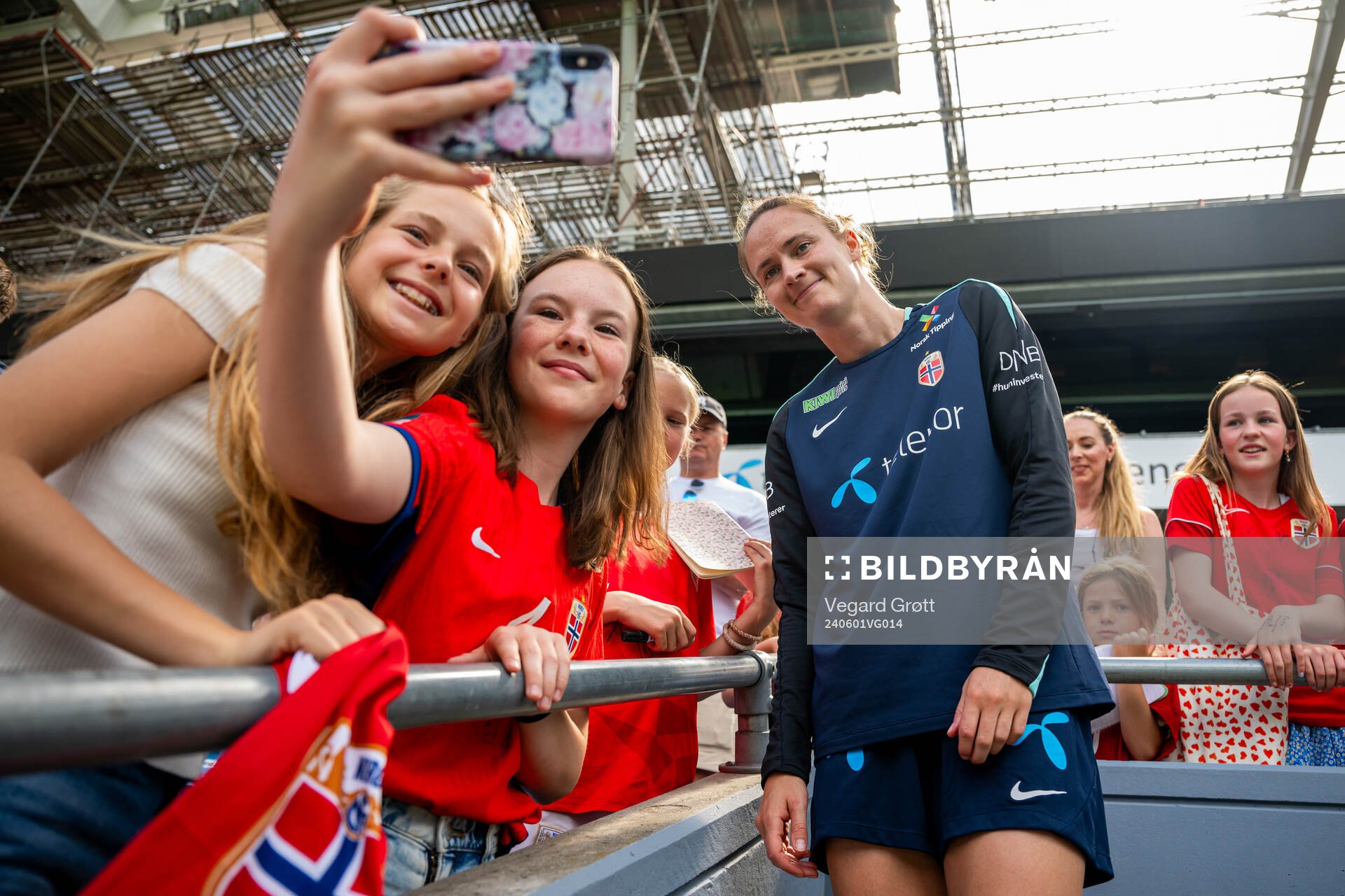 Caroline Graham Hansen of the Norwegian women's national