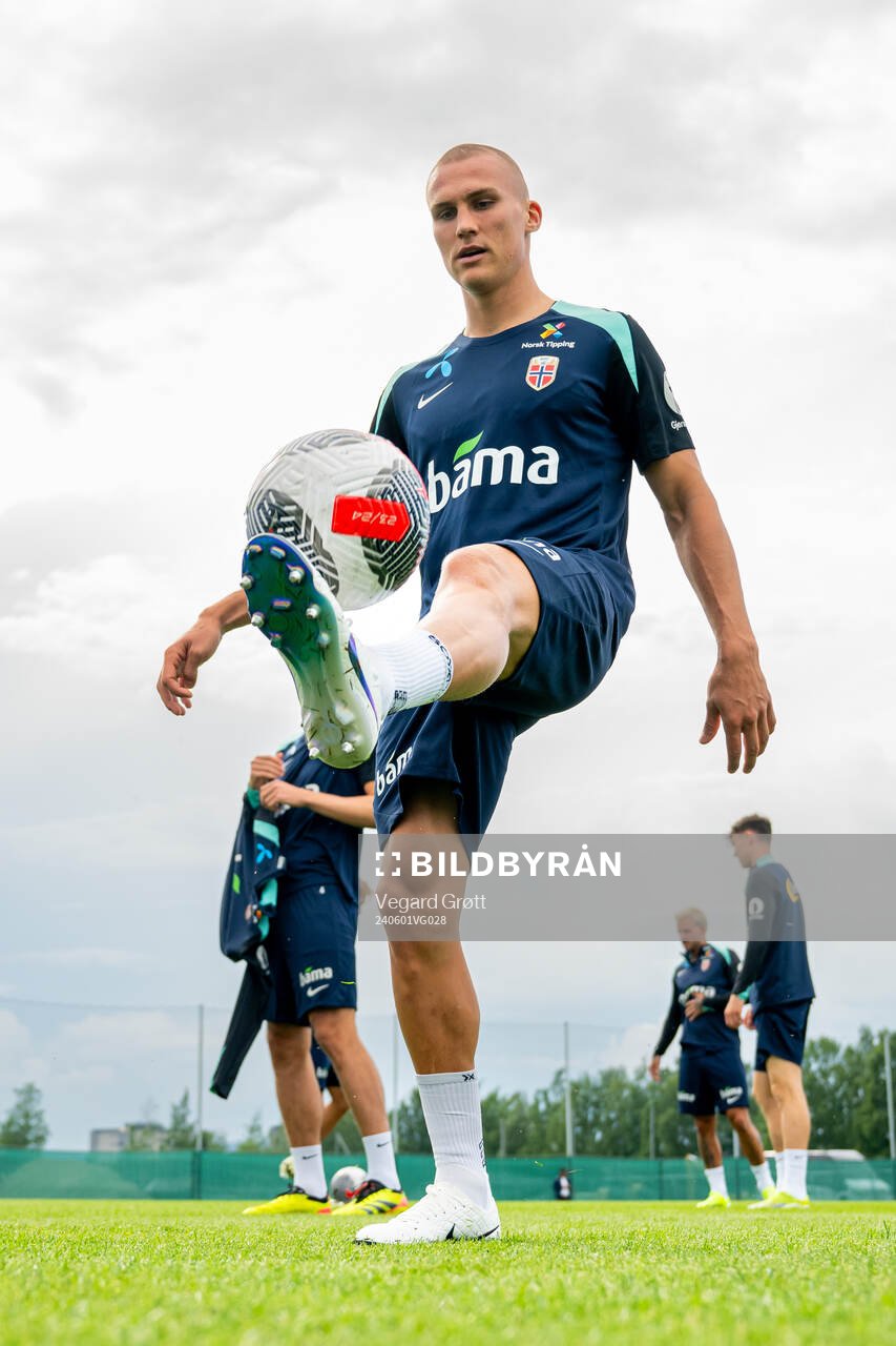 Leo Skiri Østigård of the Norwegian national football team