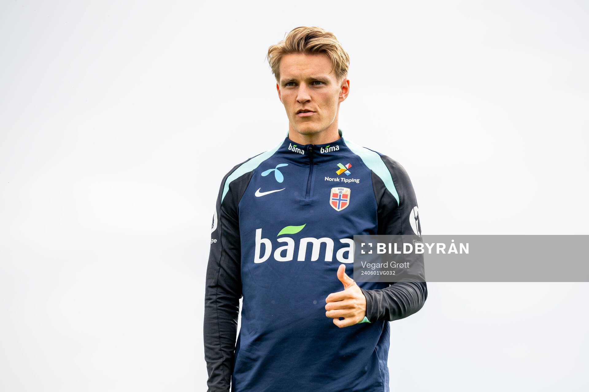 Martin Ødegaard of the Norwegian national football team