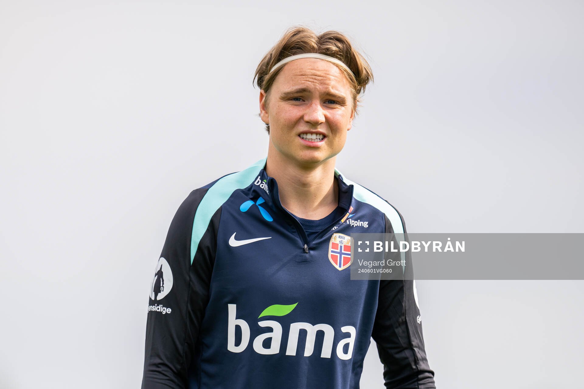 Andreas Schjelderup of the Norwegian national football team