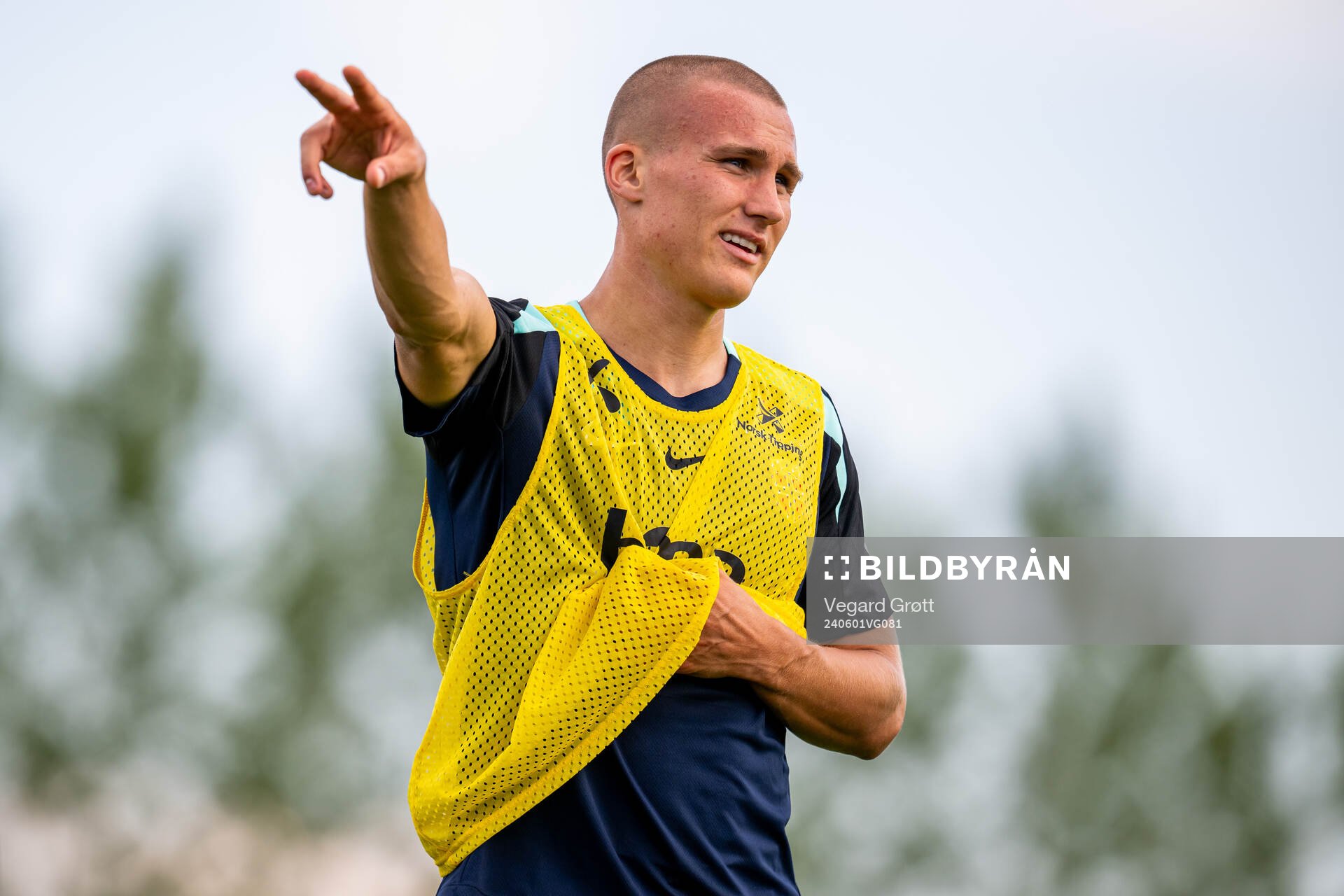 Leo Skiri Østigård of the Norwegian national football team