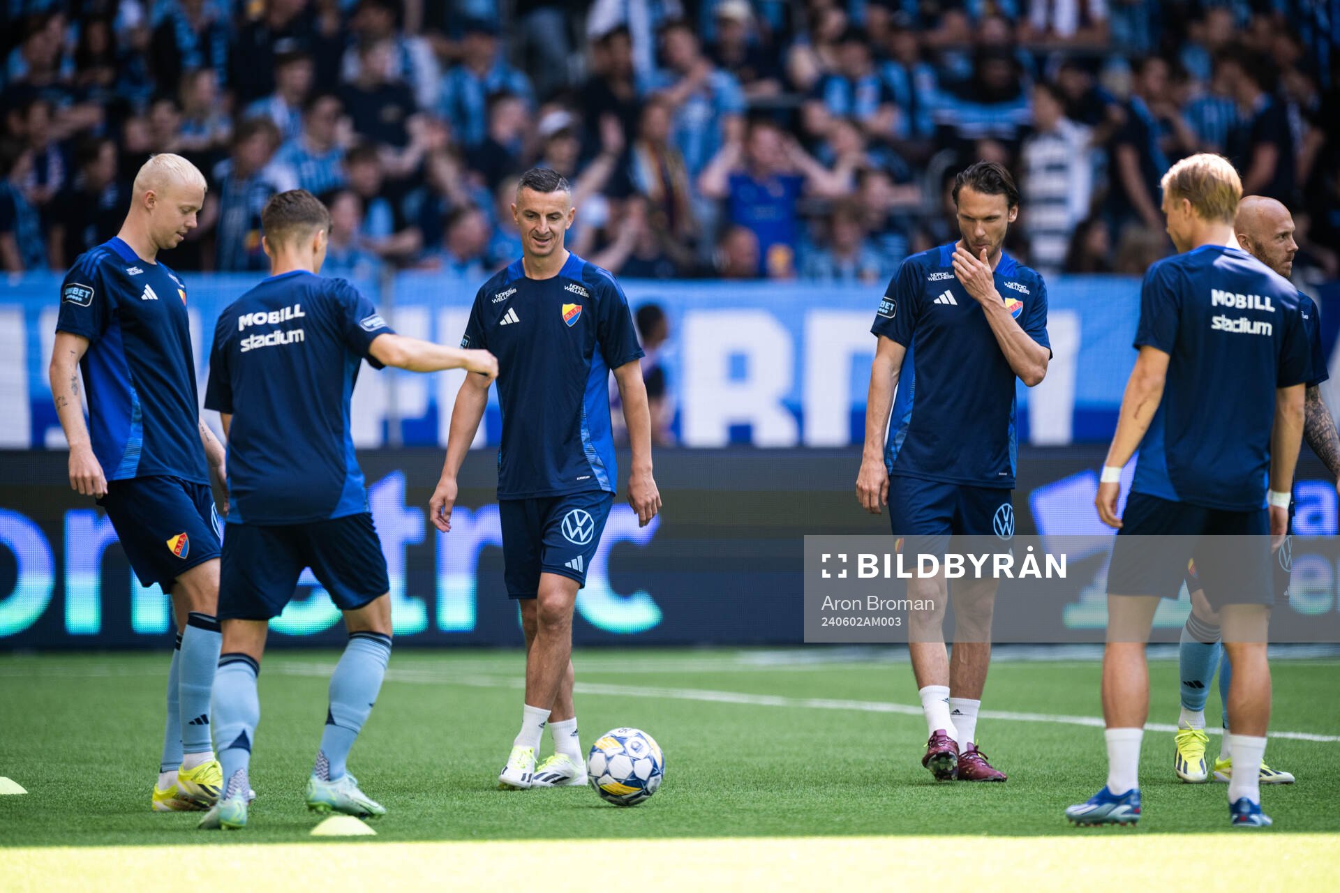 Djurgårdens Haris Radetinac och Djurgårdens Albin Ekdal