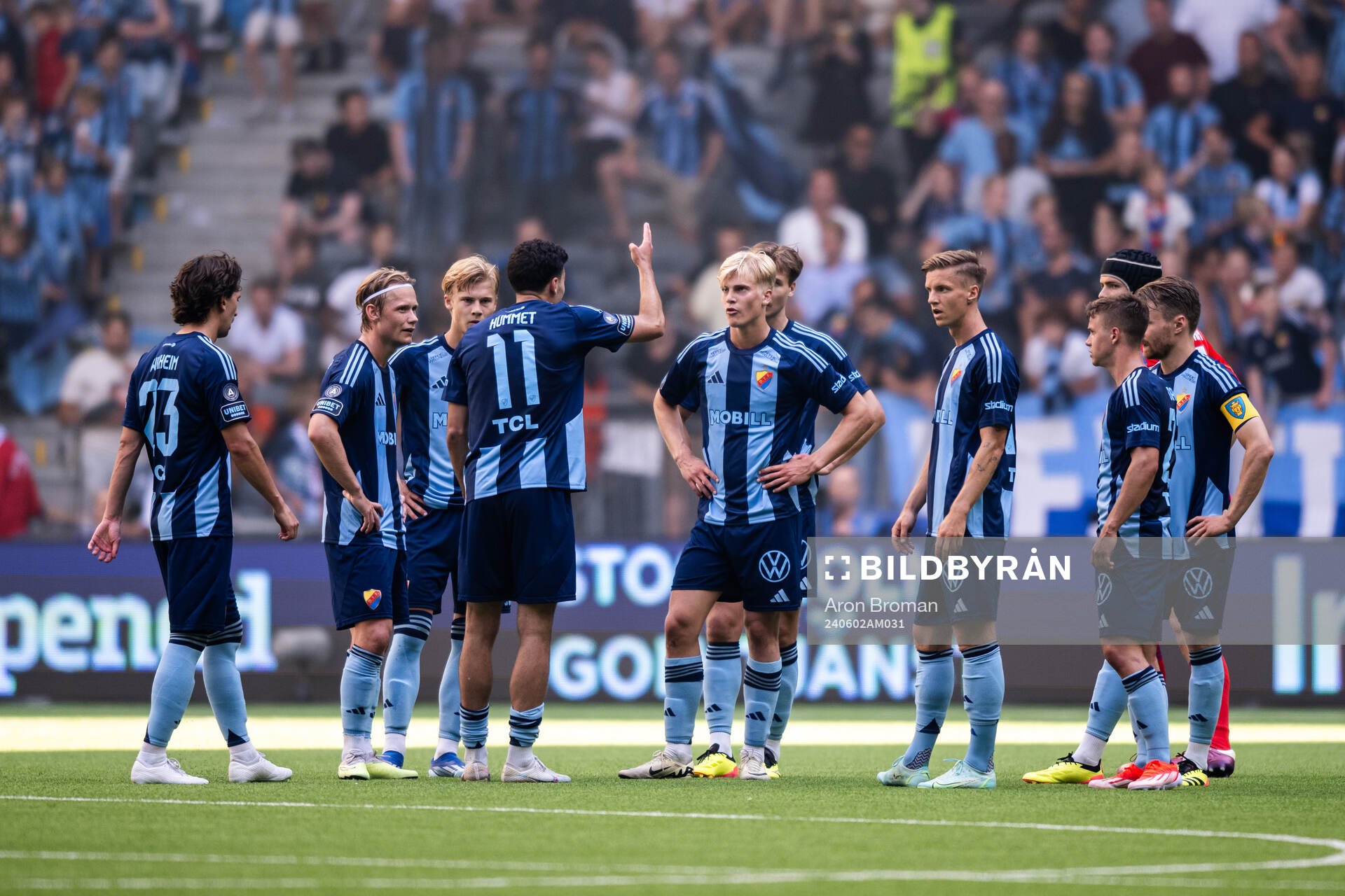 Djurgårdens spelare deppar