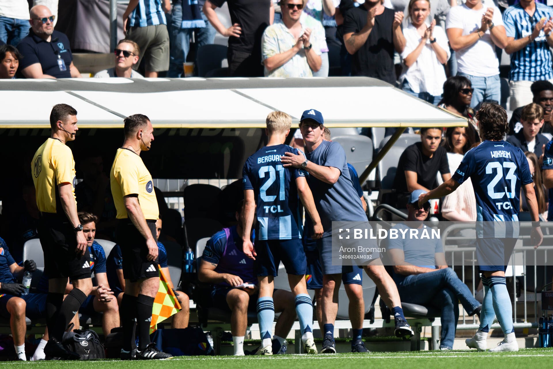 Djurgårdens Lucas Bergvall byts ut