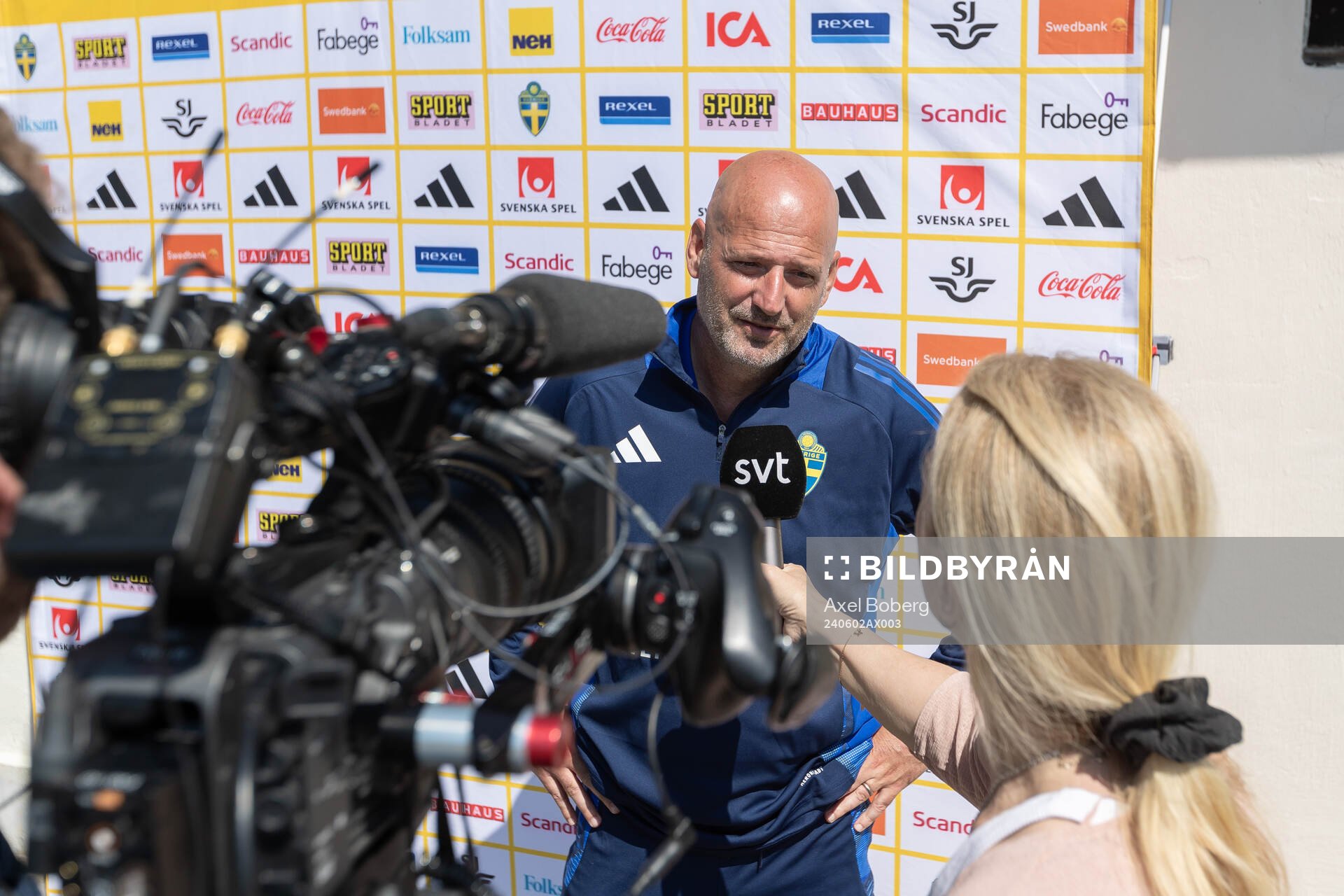 Assistant coach Magnus Wikman