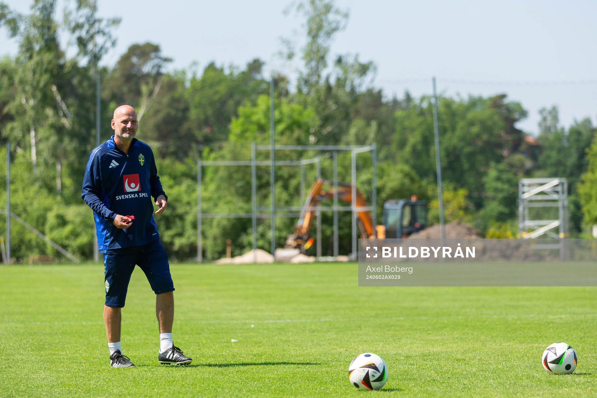 Assistant coach Magnus Wikman